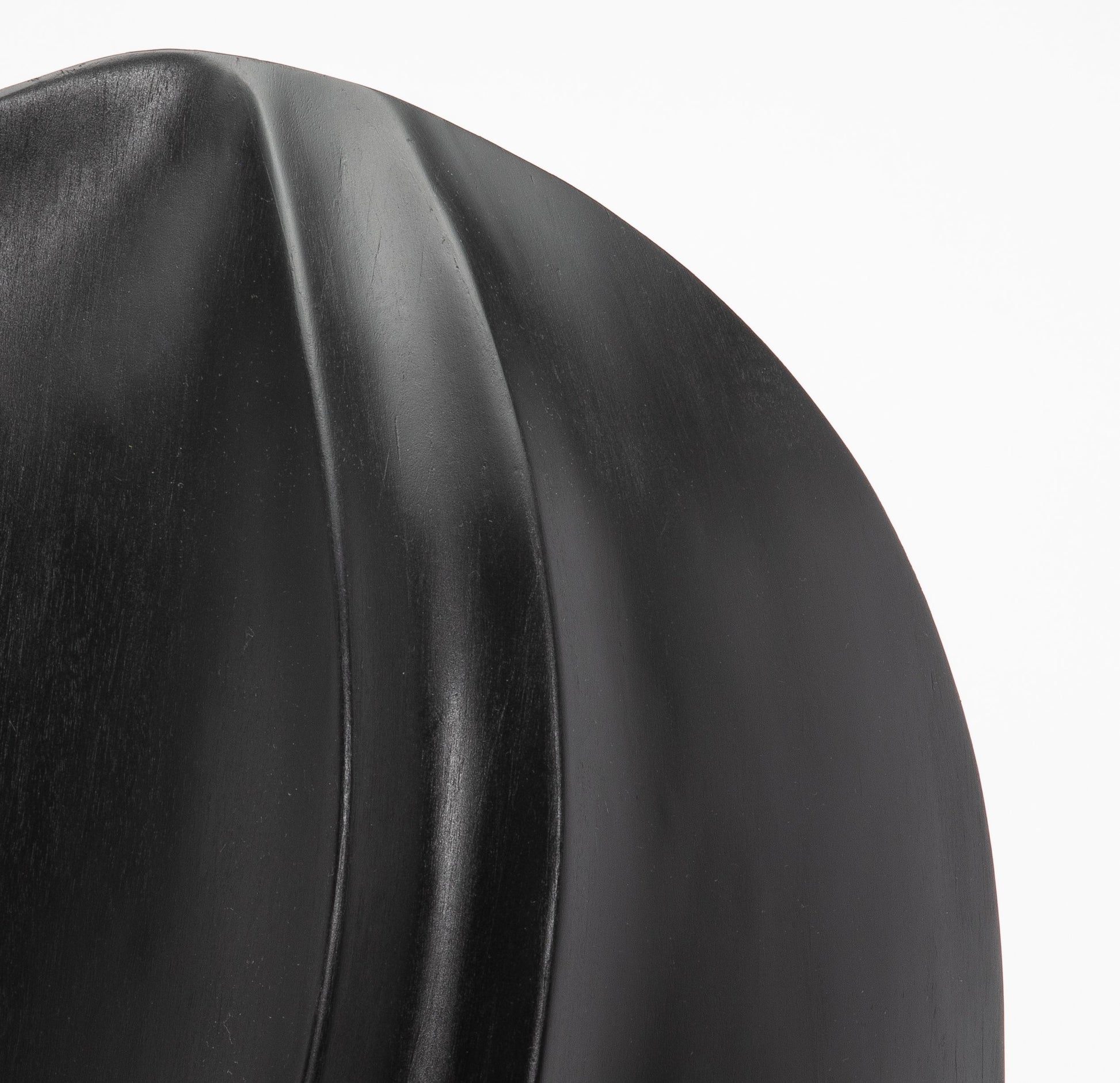 Modern Abstract Sculpture in Black Oak by Patrick Coard Paris