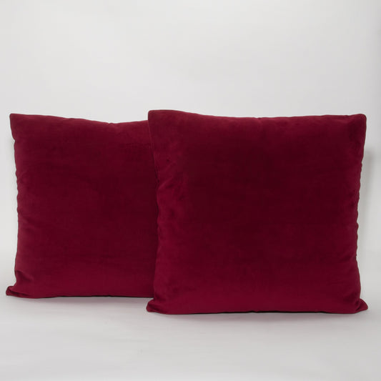 Ruby Velvet Pillow by MOGUL