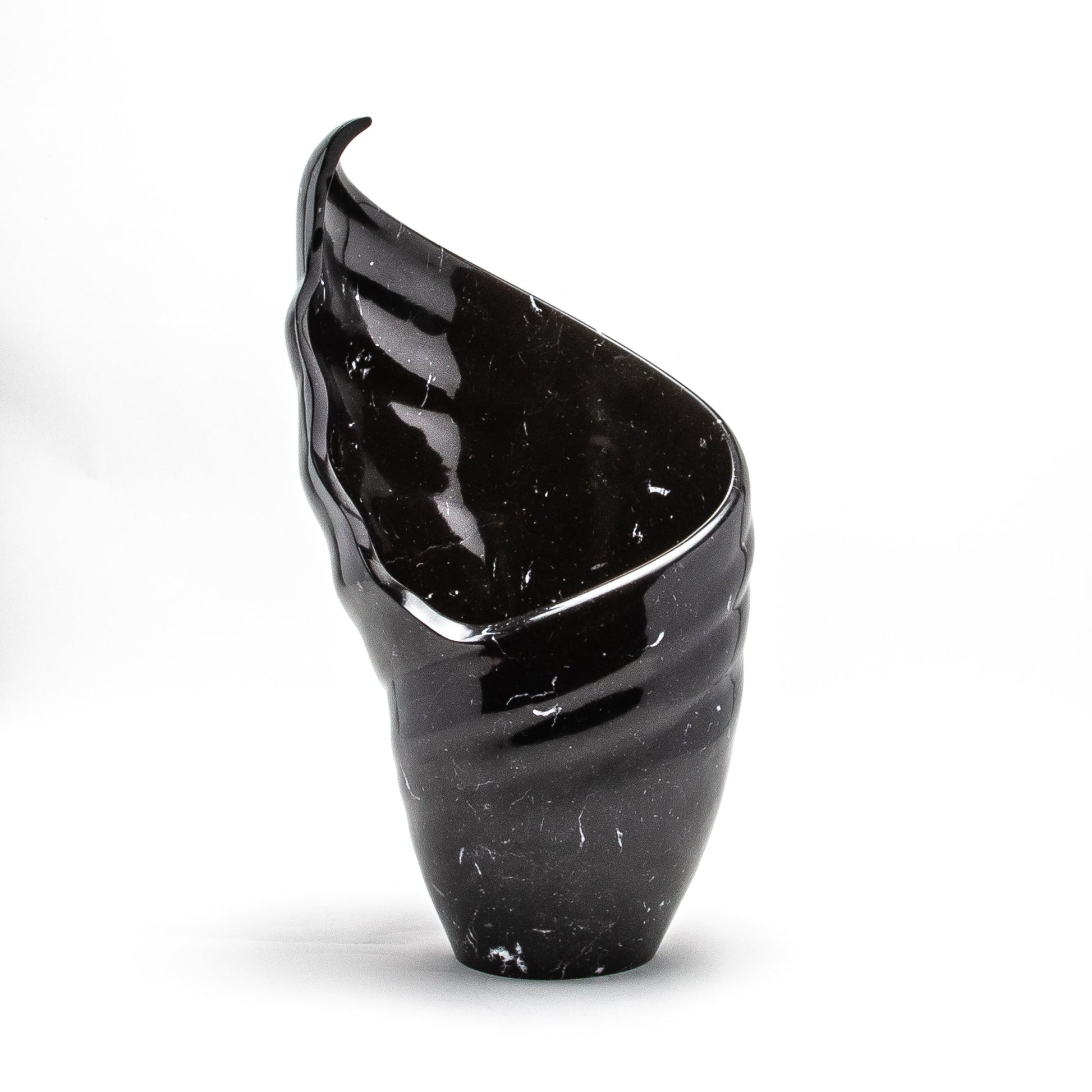 Vase Le Grand Noir Marquina Marble by Barberini and Gunnell