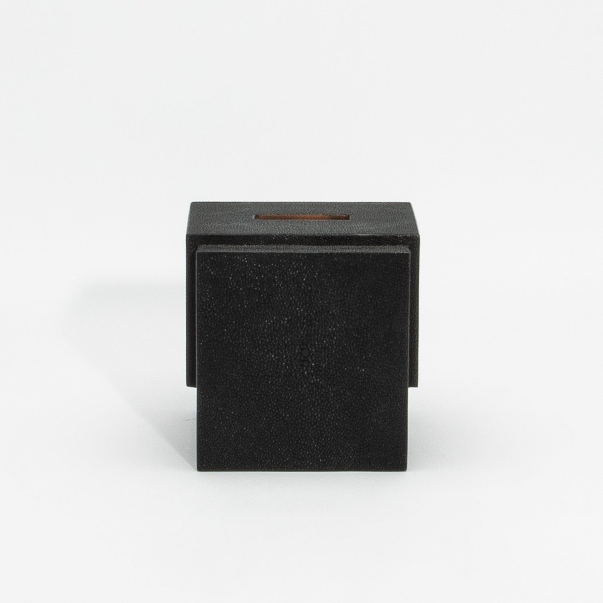Tissue Box in Black Shagreen by R&Y Augousti