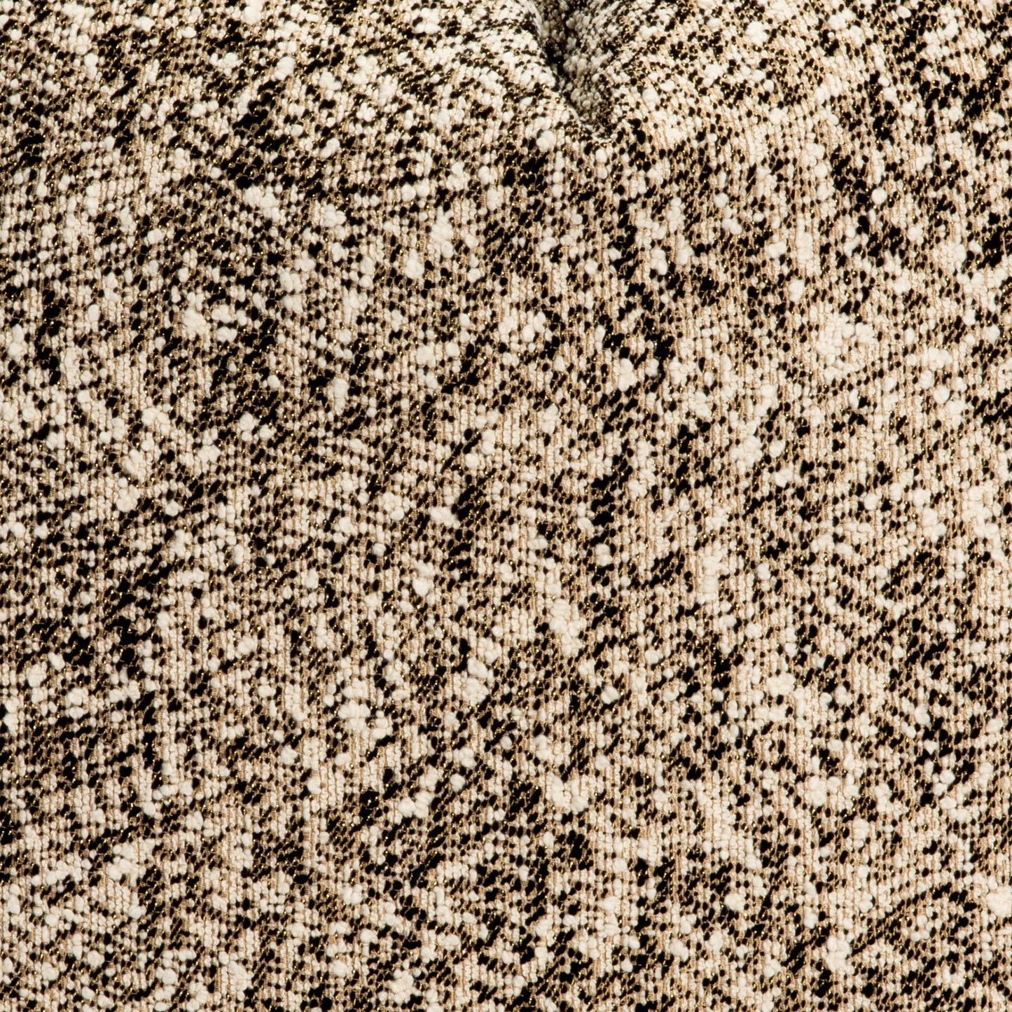 Light Woven Kidney Pillow with Elitis Fabric