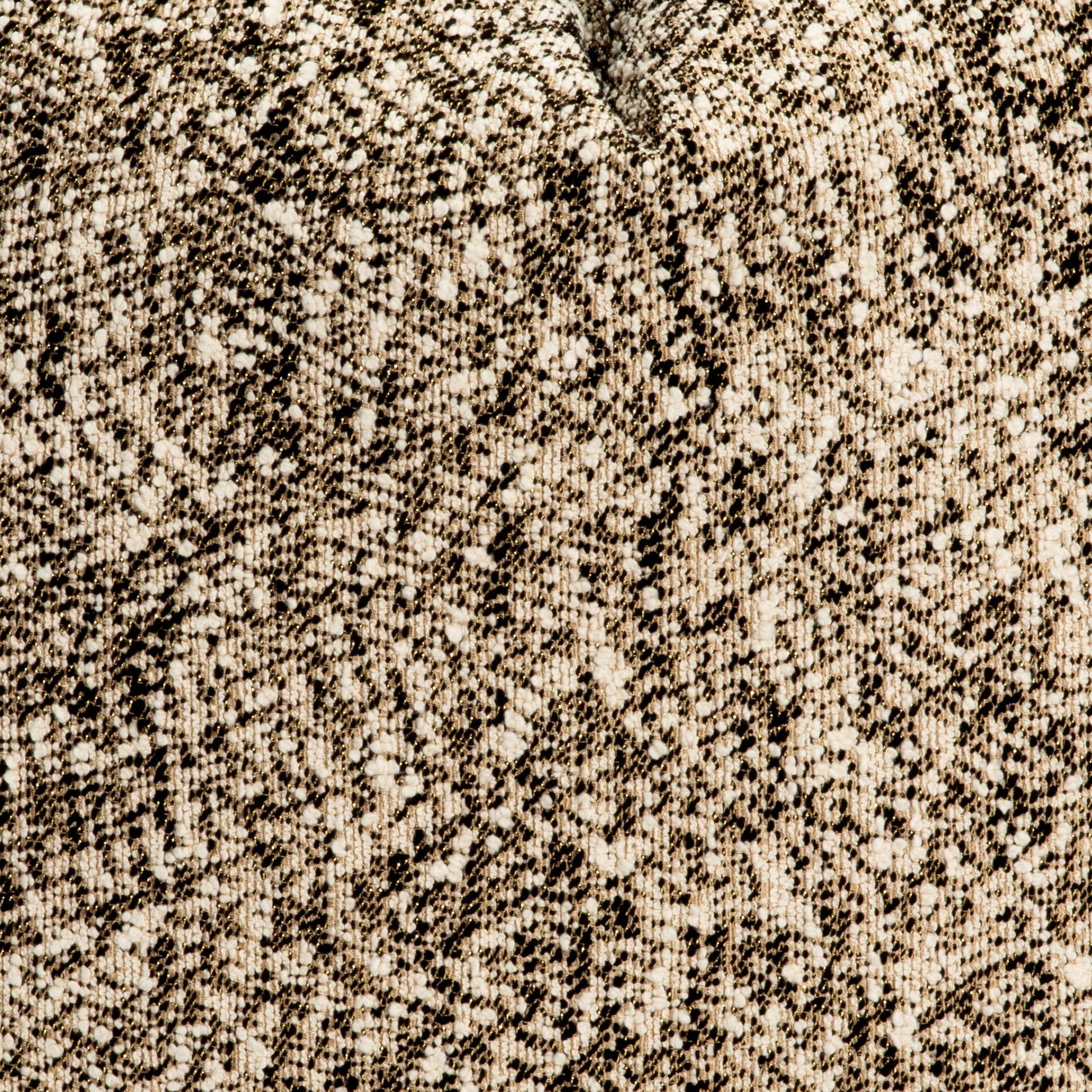 Light Woven Kidney Pillow with Elitis Fabric