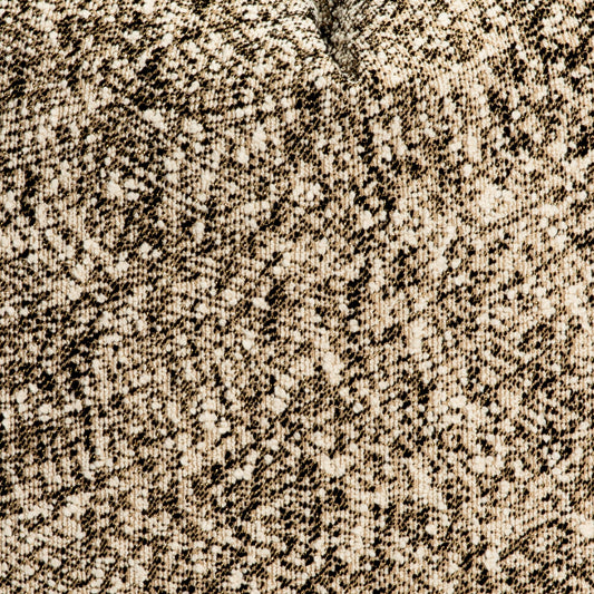 Light Woven Kidney Pillow with Elitis Fabric