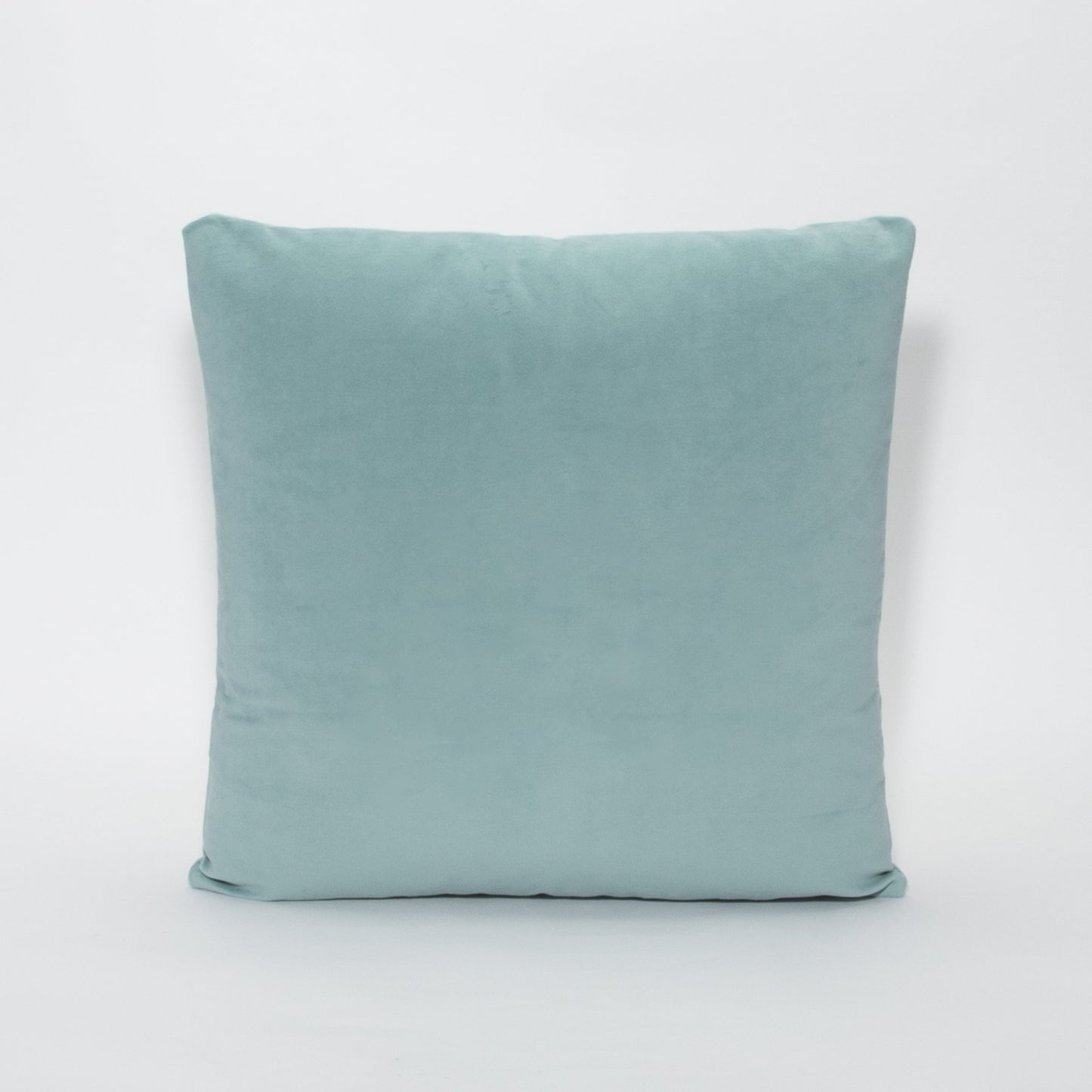 Aqua Velvet Pillow by MOGUL