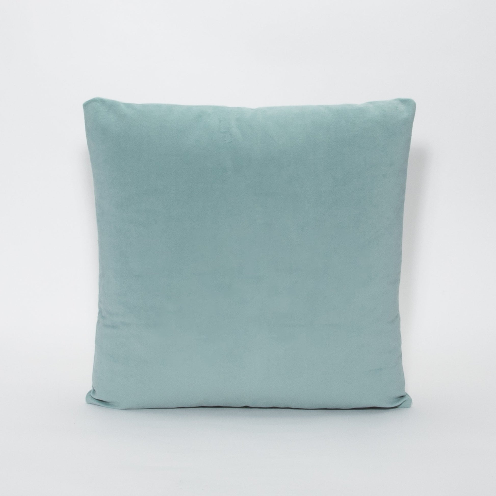 Aqua Velvet Pillow by MOGUL