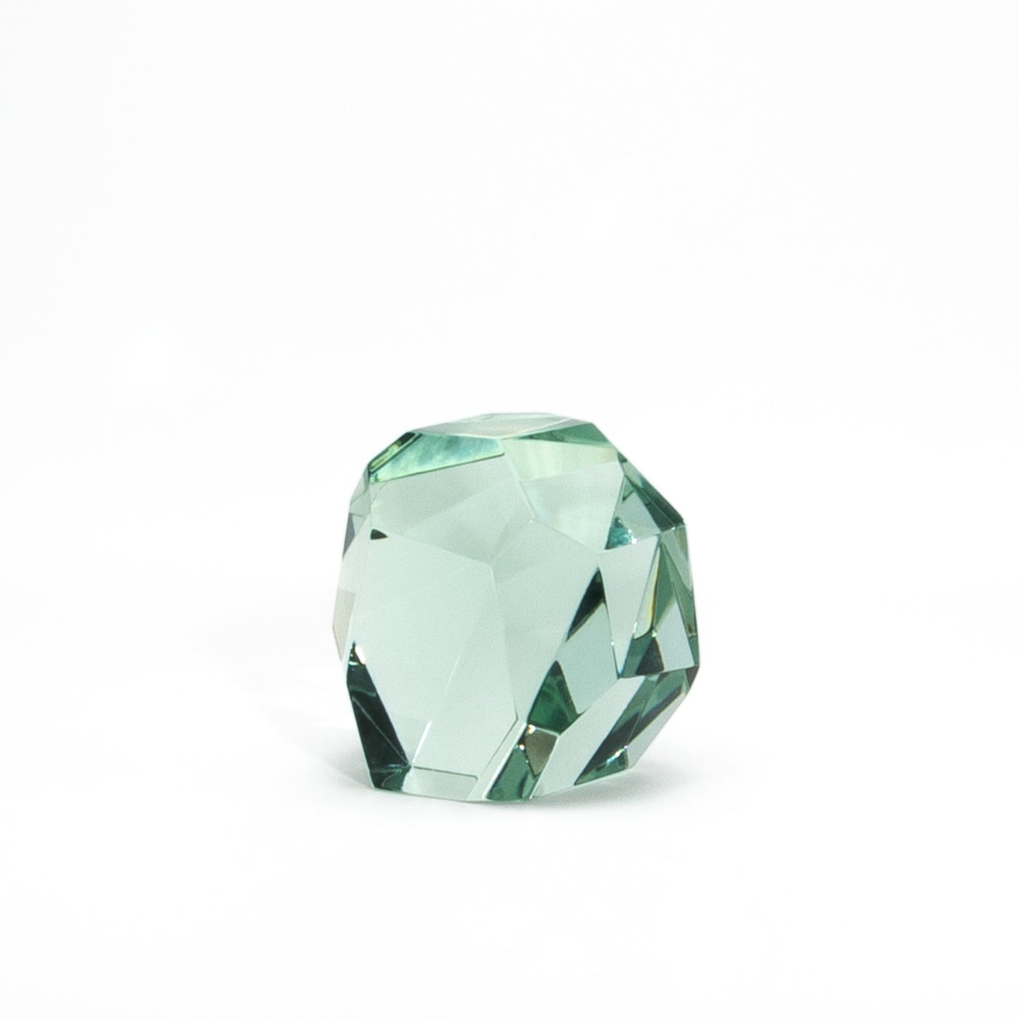 Hand-Blown Murano Diamond Sculpture