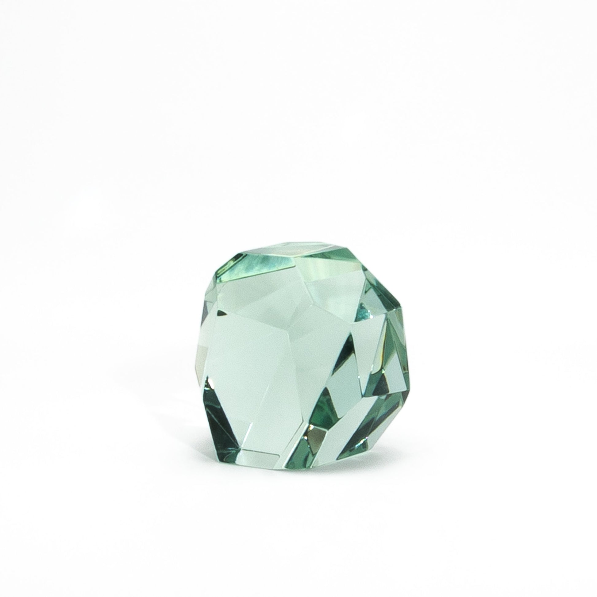 Hand-Blown Murano Diamond Sculpture