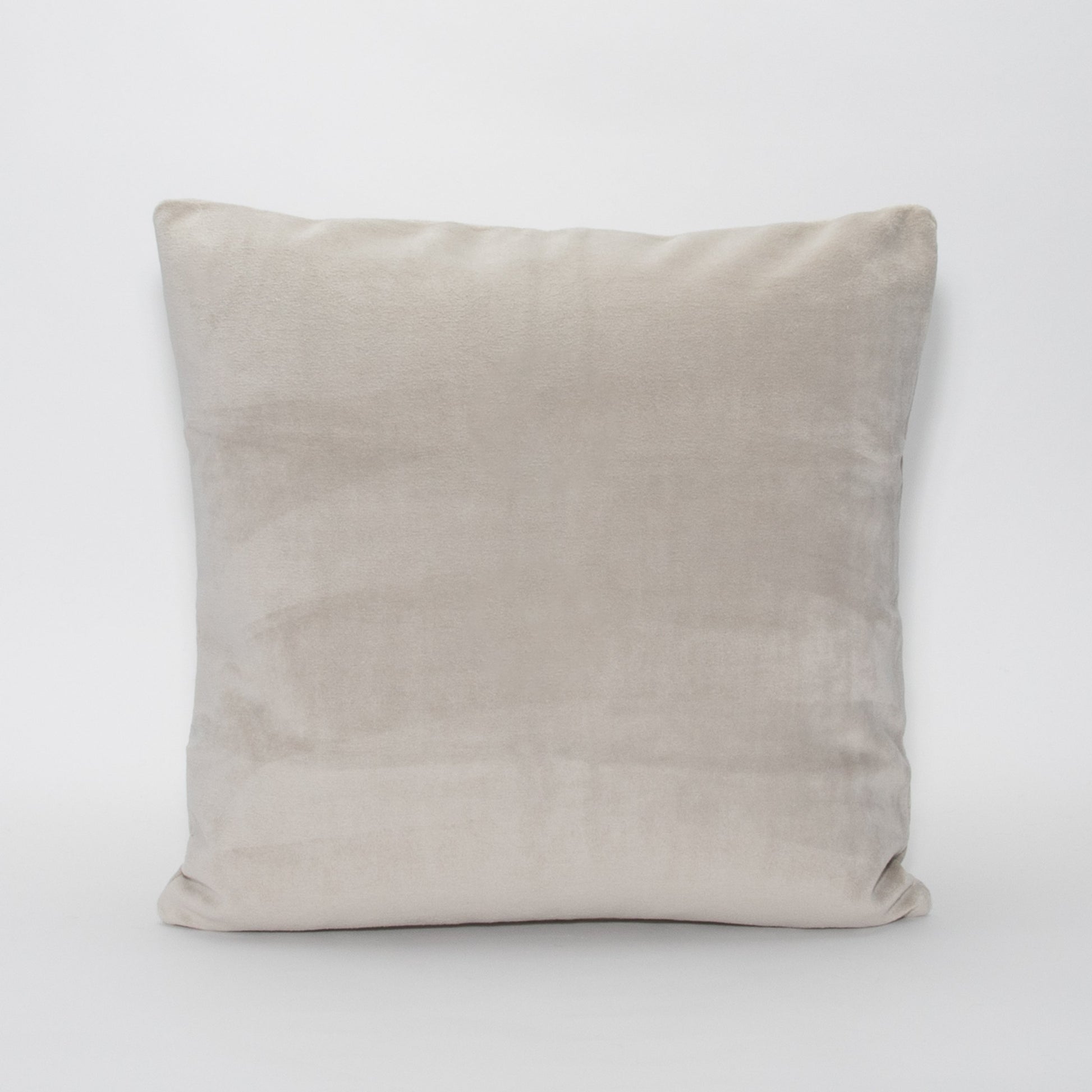 Dove Gray Velvet Pillow by MOGUL