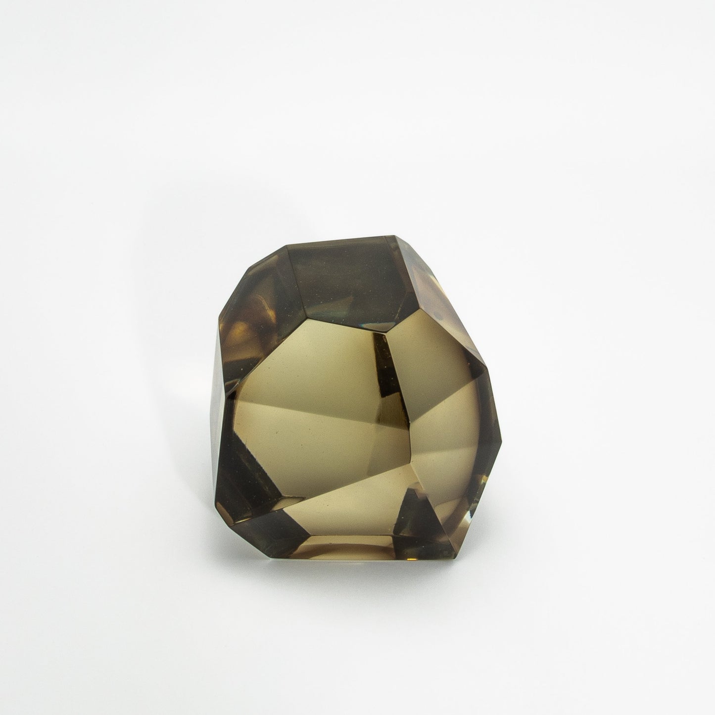 Hand-Blown Murano Diamond Sculpture