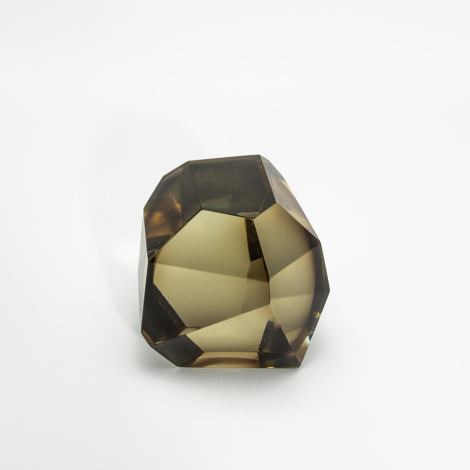 Hand-Blown Murano Diamond Sculpture