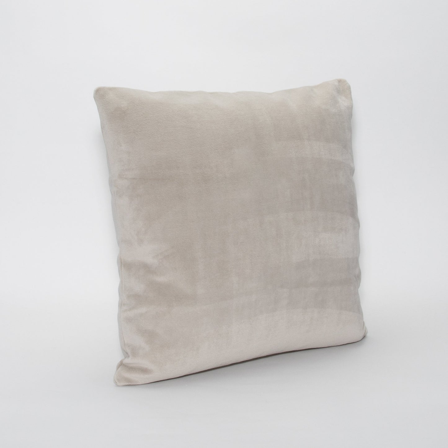 Dove Gray Velvet Pillow by MOGUL
