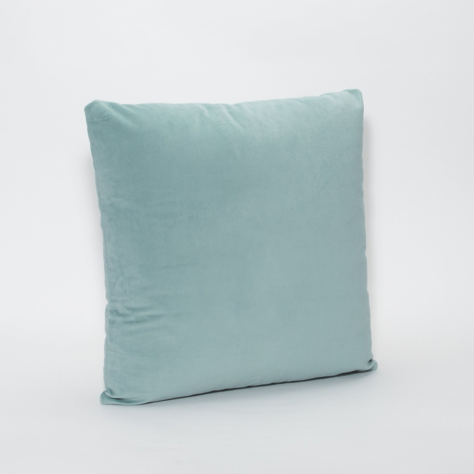 Aqua Velvet Pillow by MOGUL
