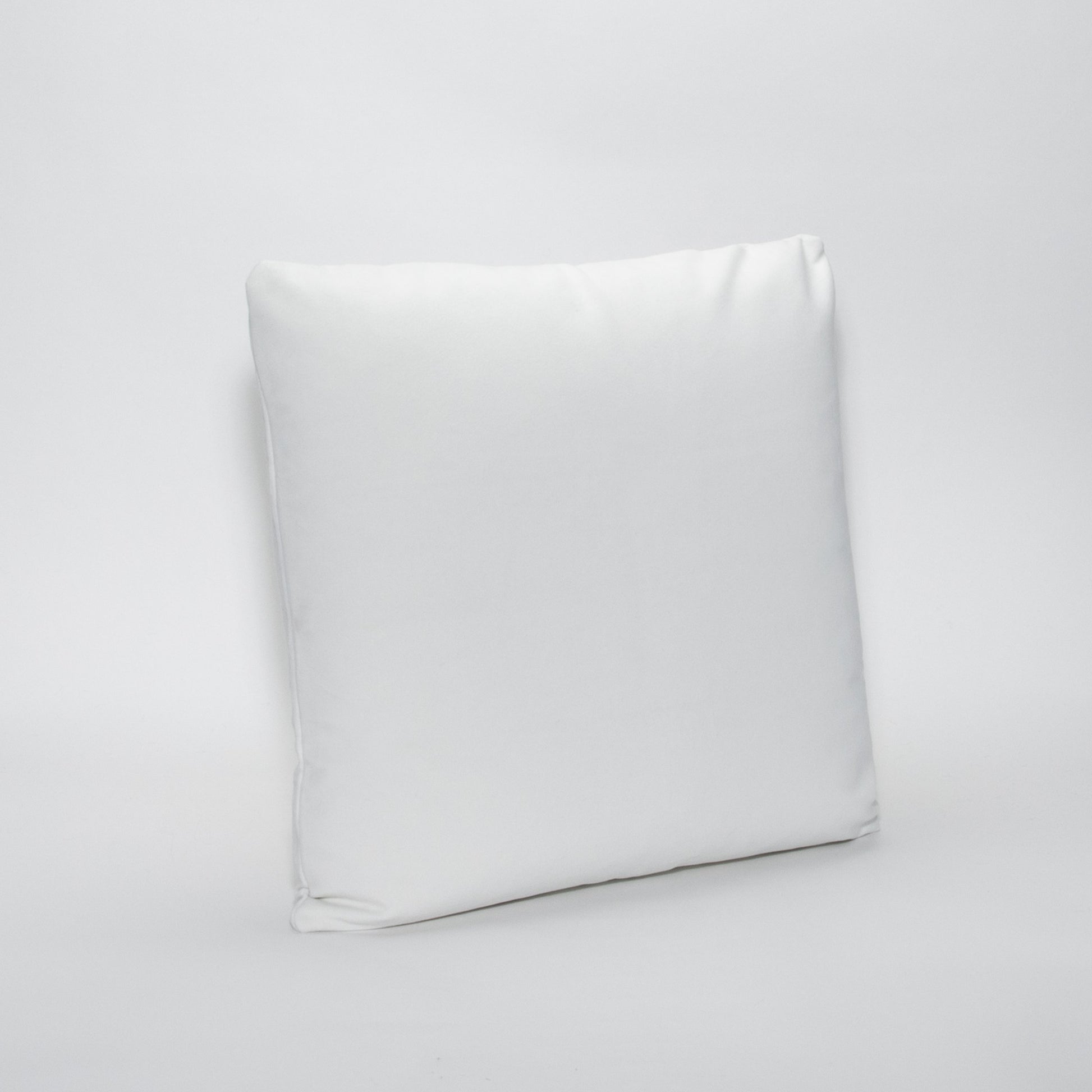 White Velvet Pillow by MOGUL