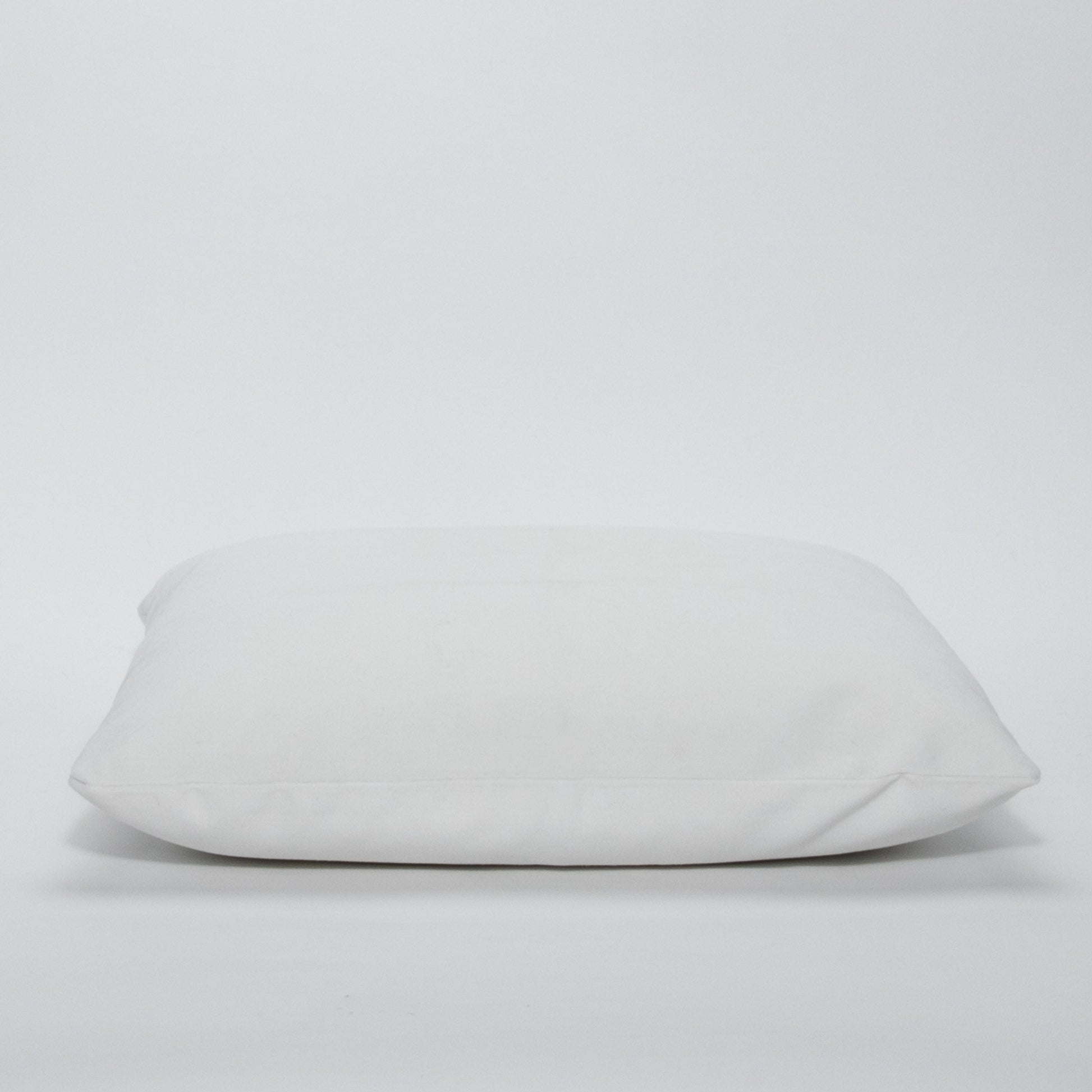 White Velvet Pillow by MOGUL