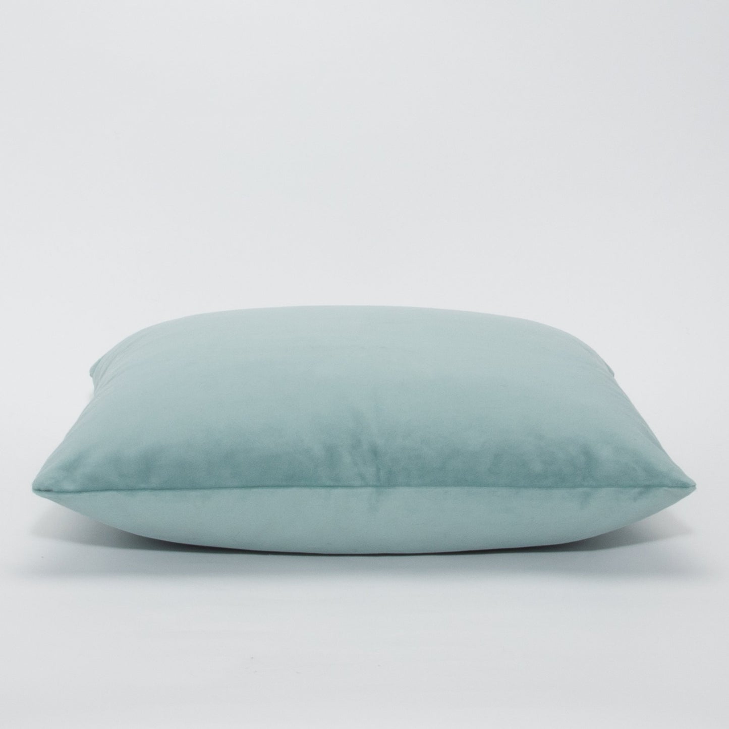 Aqua Velvet Pillow by MOGUL