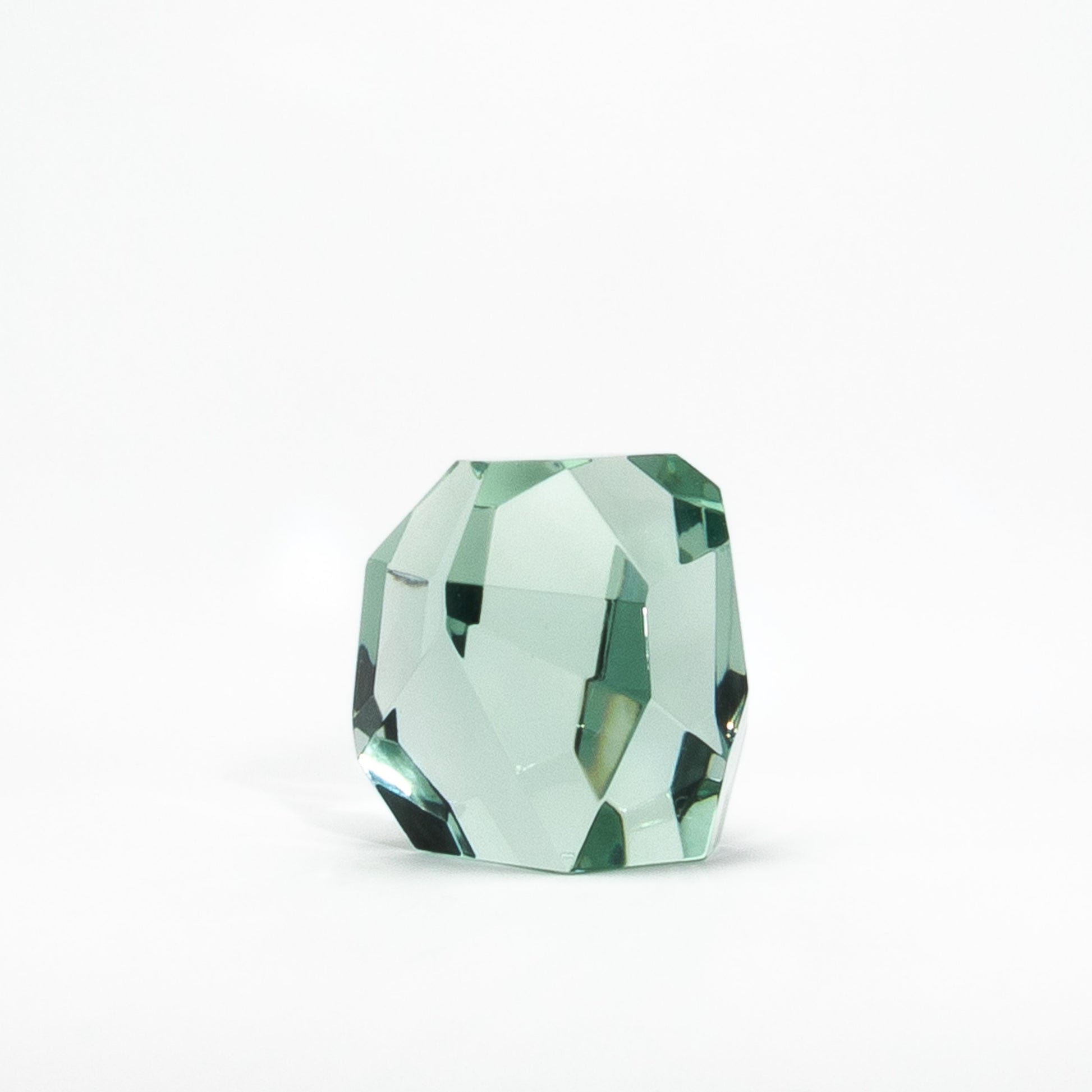 Hand-Blown Murano Diamond Sculpture