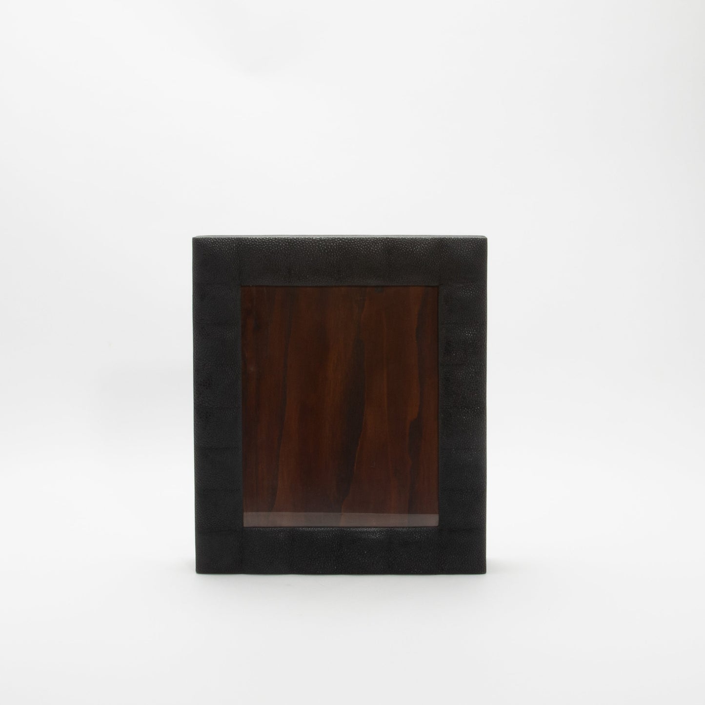 Picture Frame in Quilted Black Shagreen by R&Y Augousti