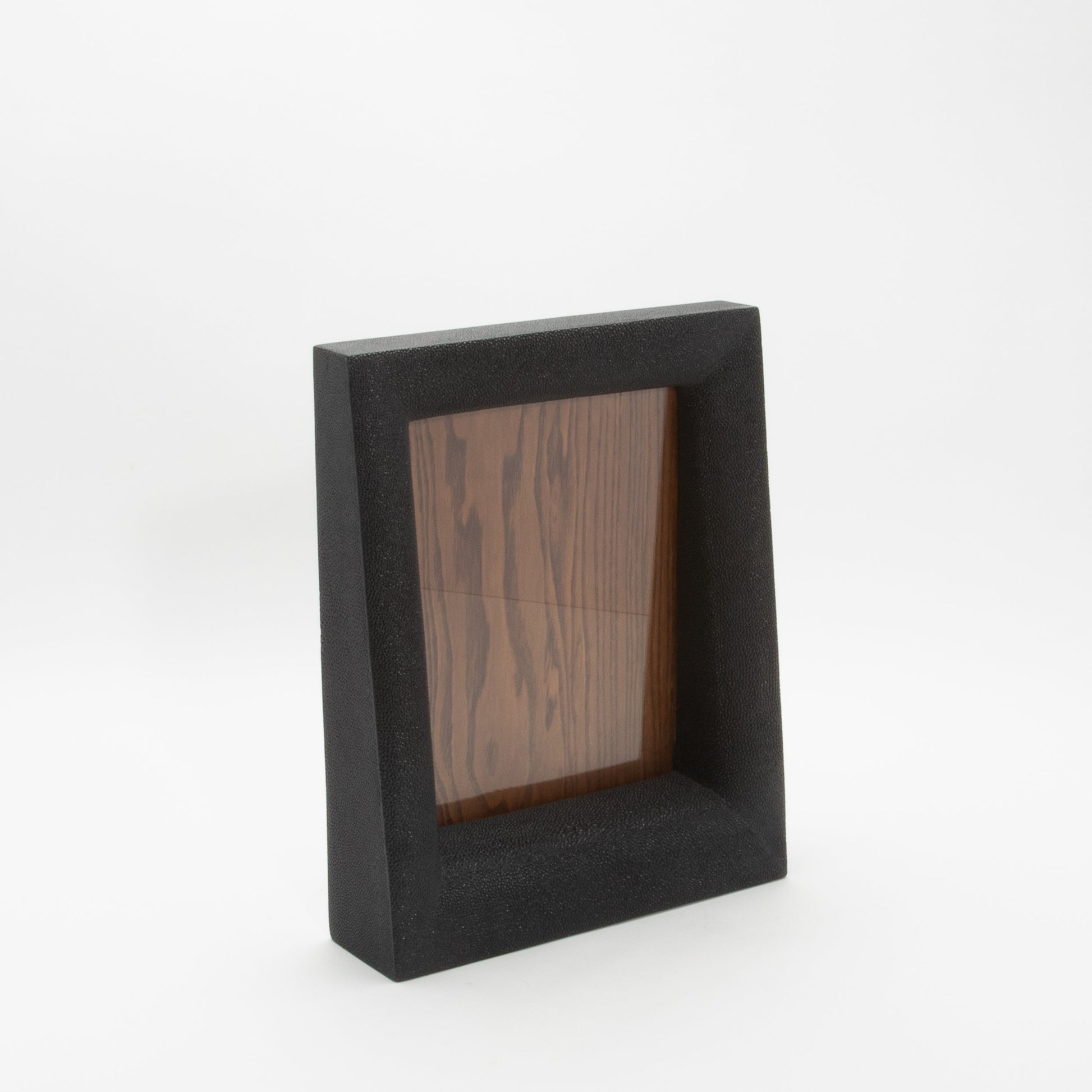 Picture Frame in Black Shagreen by R&Y Augousti
