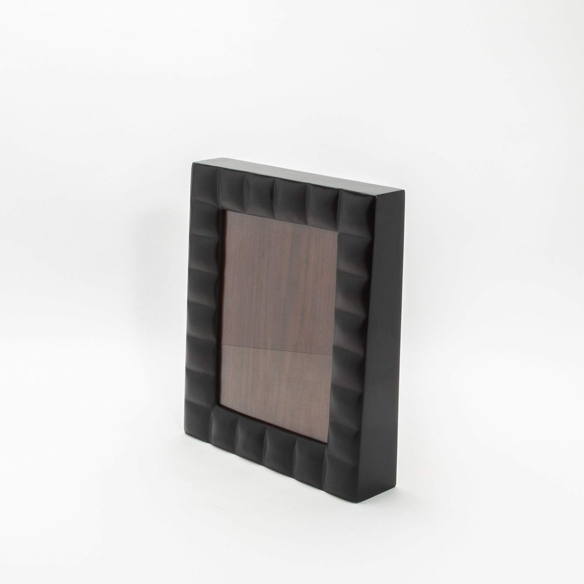 Picture Frame in Quilted Black Oak by R&Y Augousti