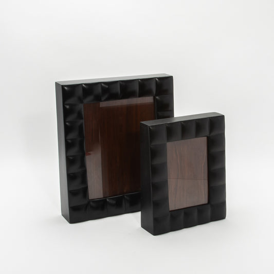 Picture Frame in Quilted Black Oak by R&Y Augousti
