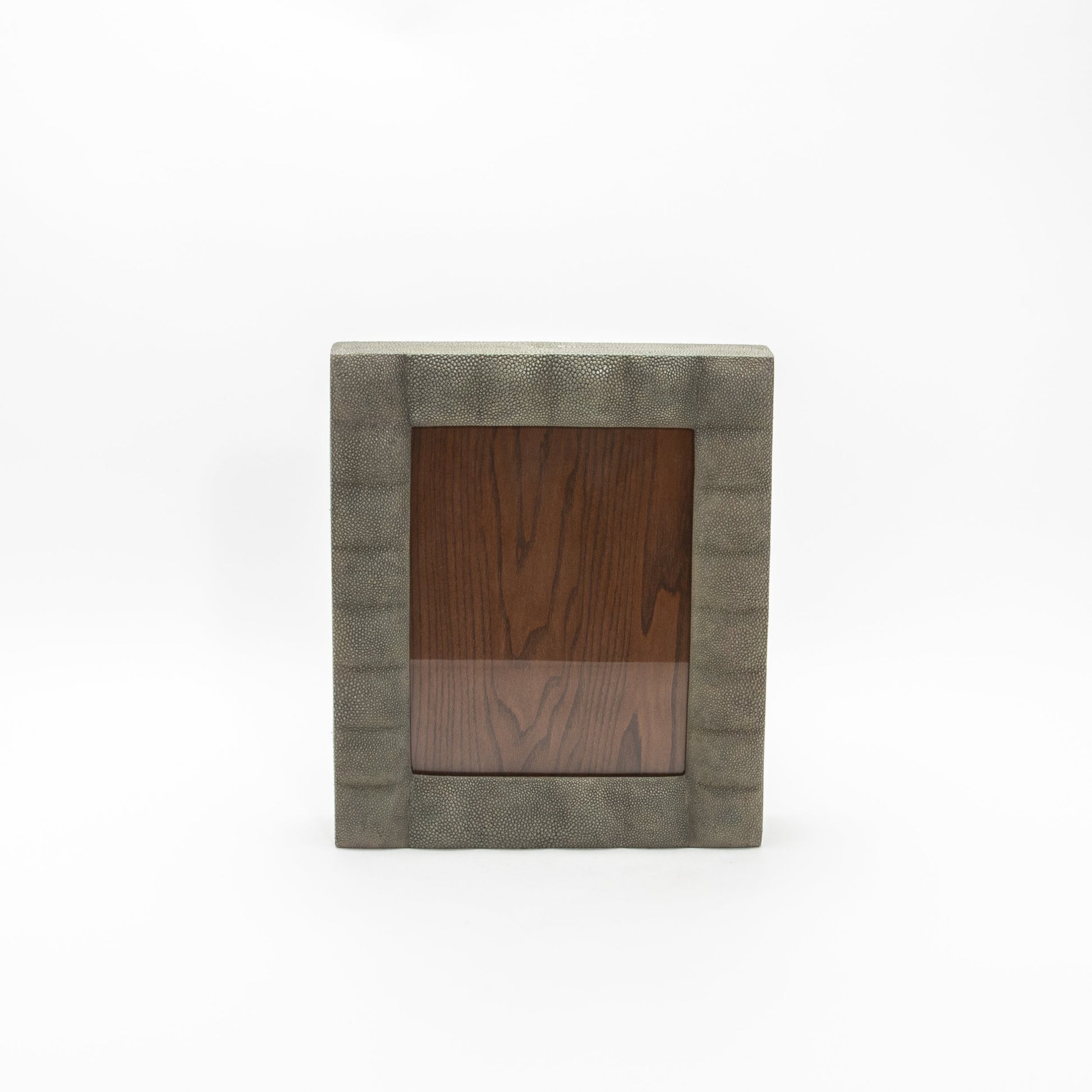 Picture Frame in Quilted Grey Shagreen by R&Y Augousti