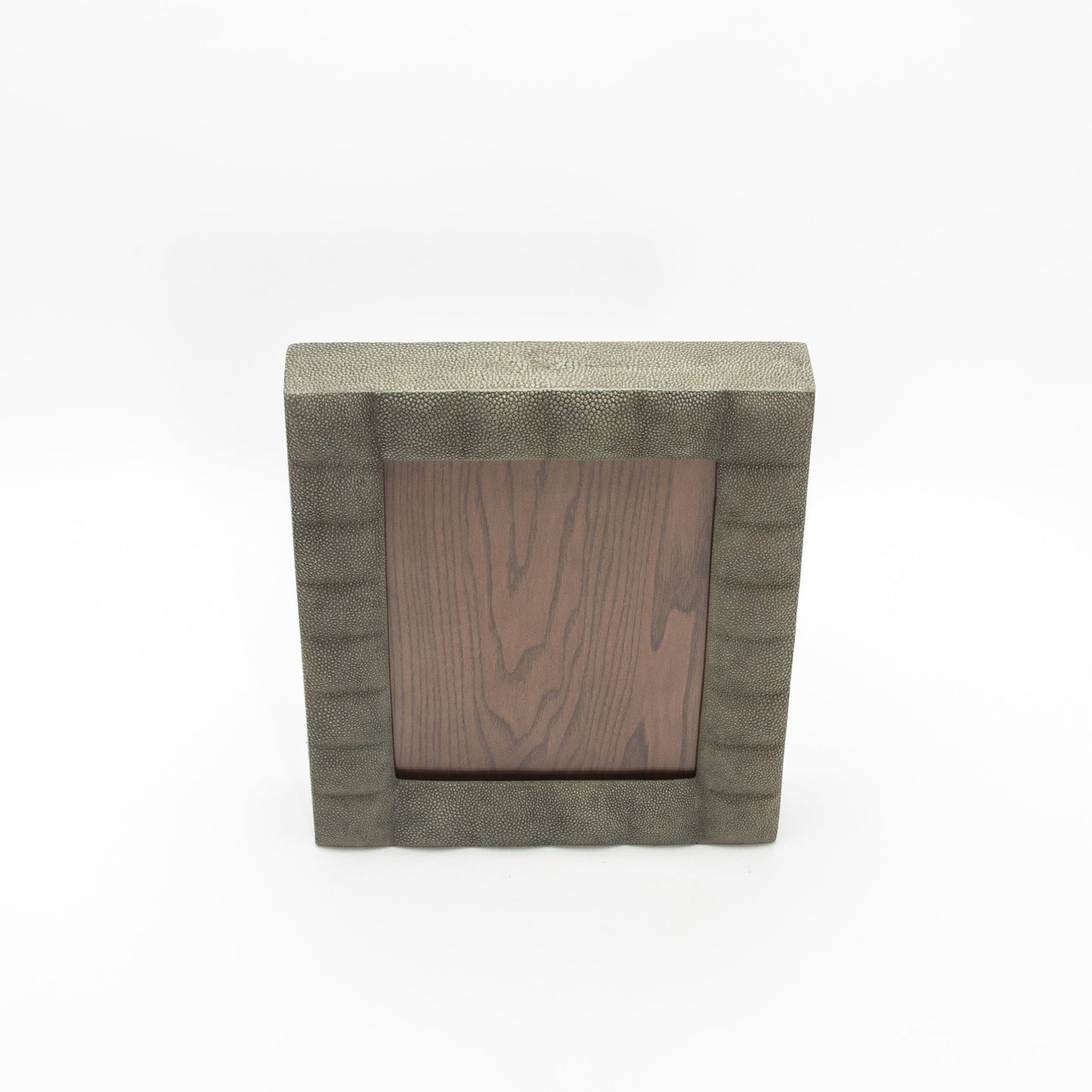 Picture Frame in Quilted Grey Shagreen by R&Y Augousti