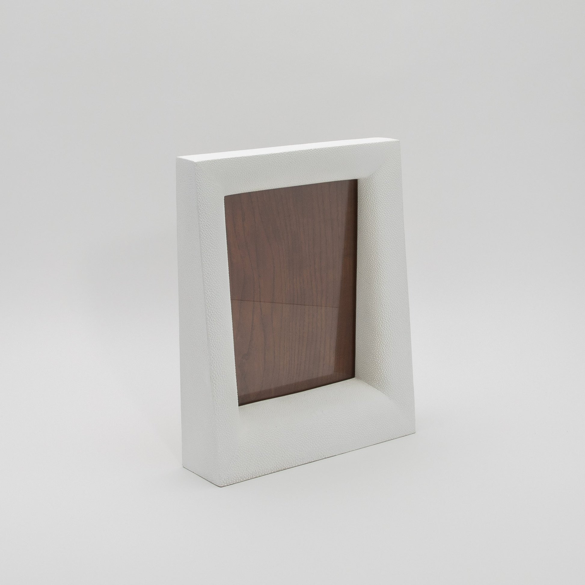 Picture Frame in White Shagreen by R&Y Augousti