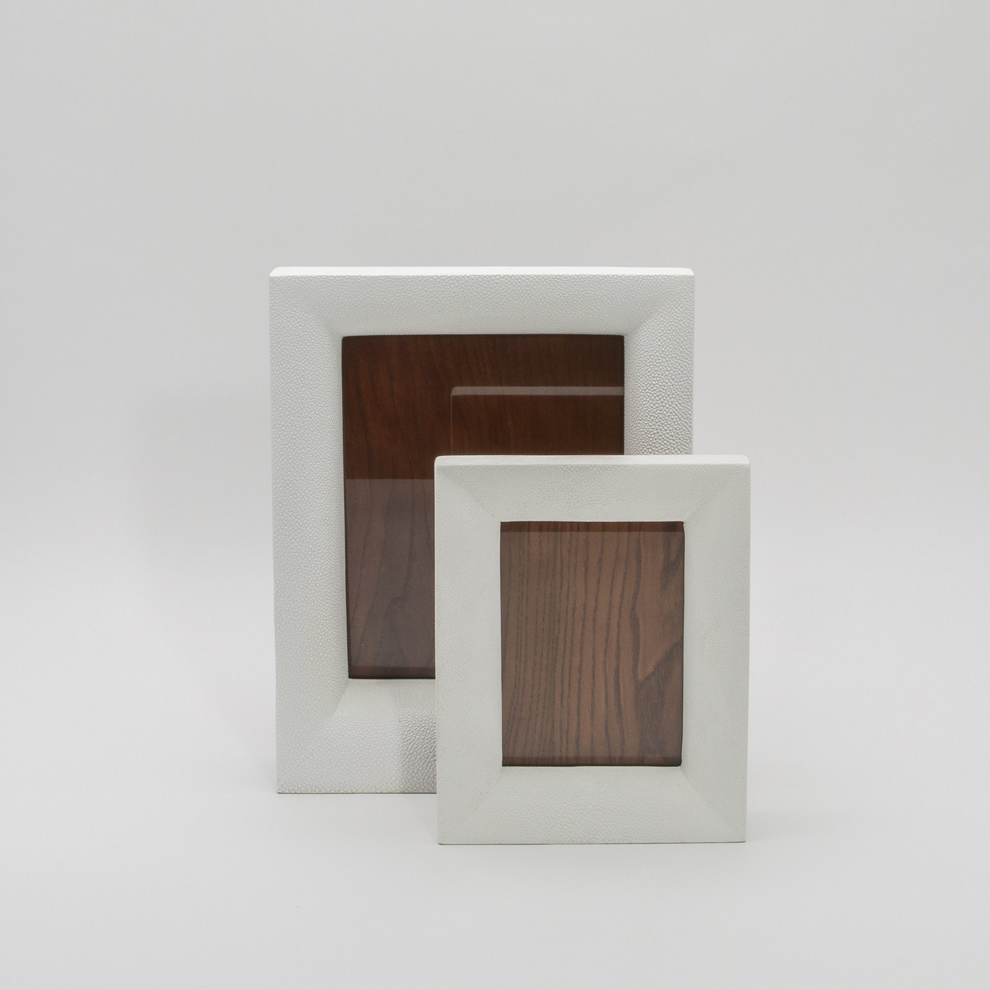 Picture Frame in White Shagreen by R&Y Augousti
