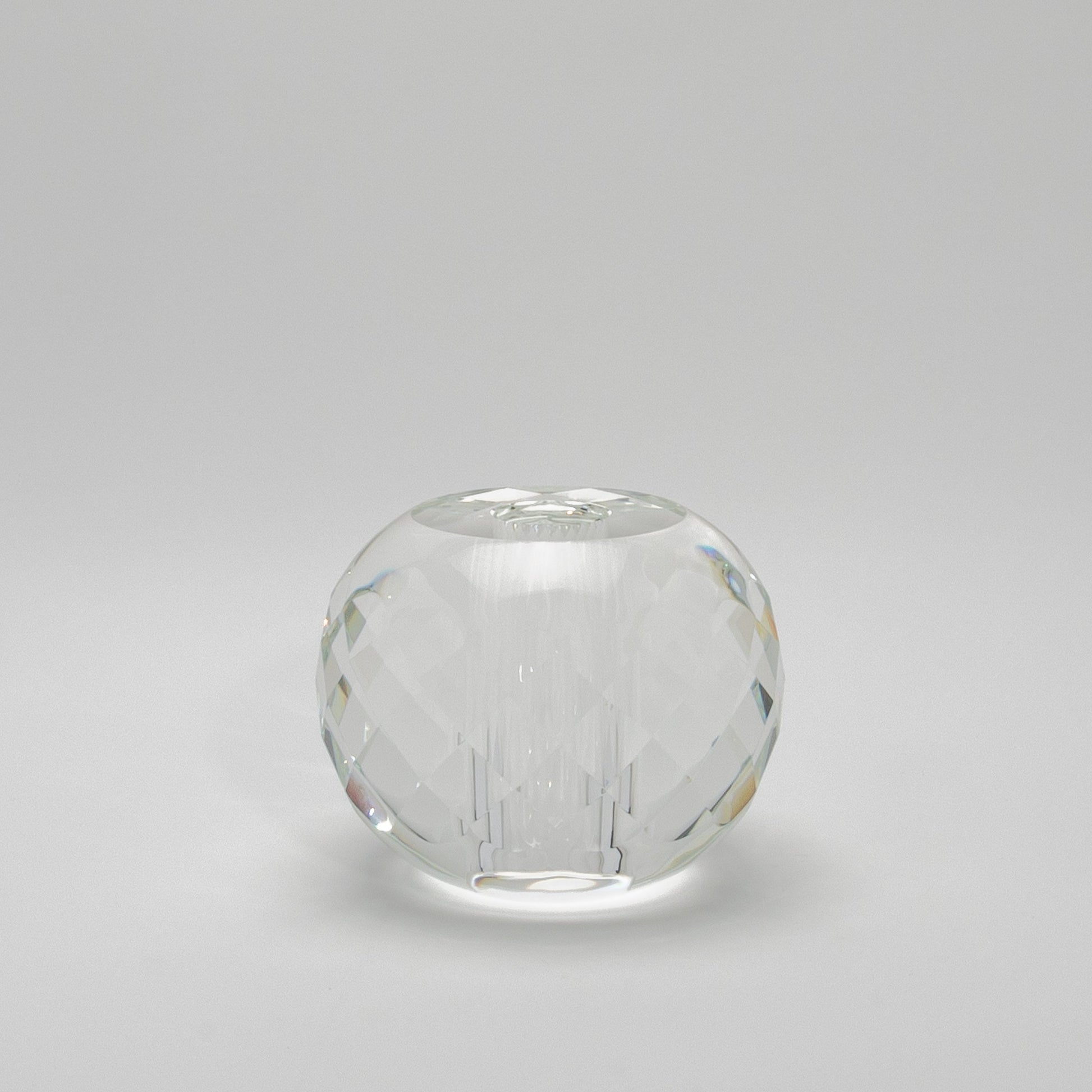 Crystal Water Vase by KA Glass