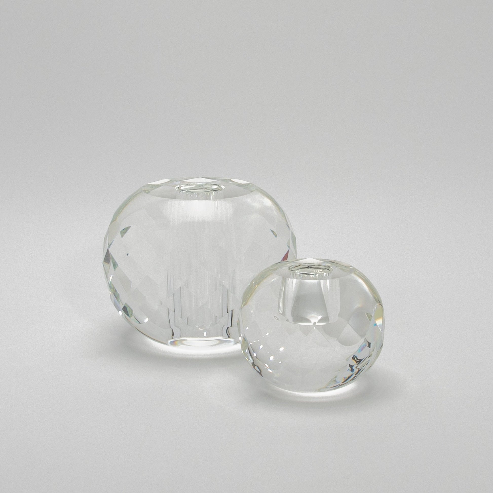 Crystal Water Vase by KA Glass