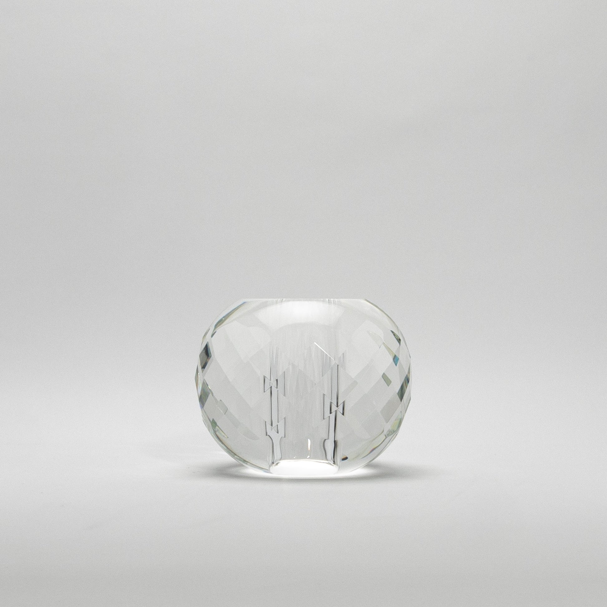 Crystal Water Vase by KA Glass