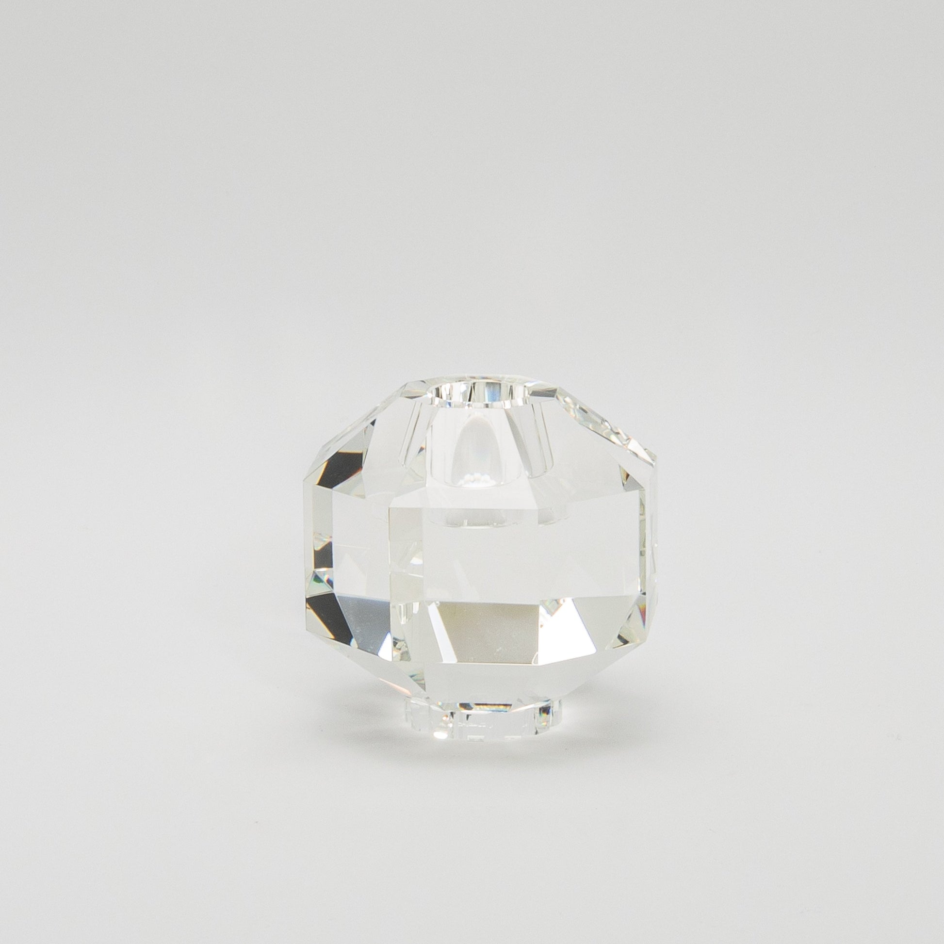 Crystal Diamond Votive by KA Glass