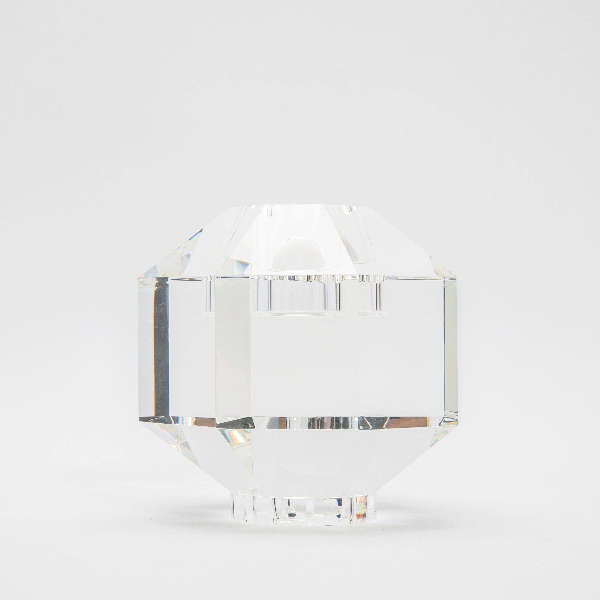 Crystal Diamond Votive by KA Glass