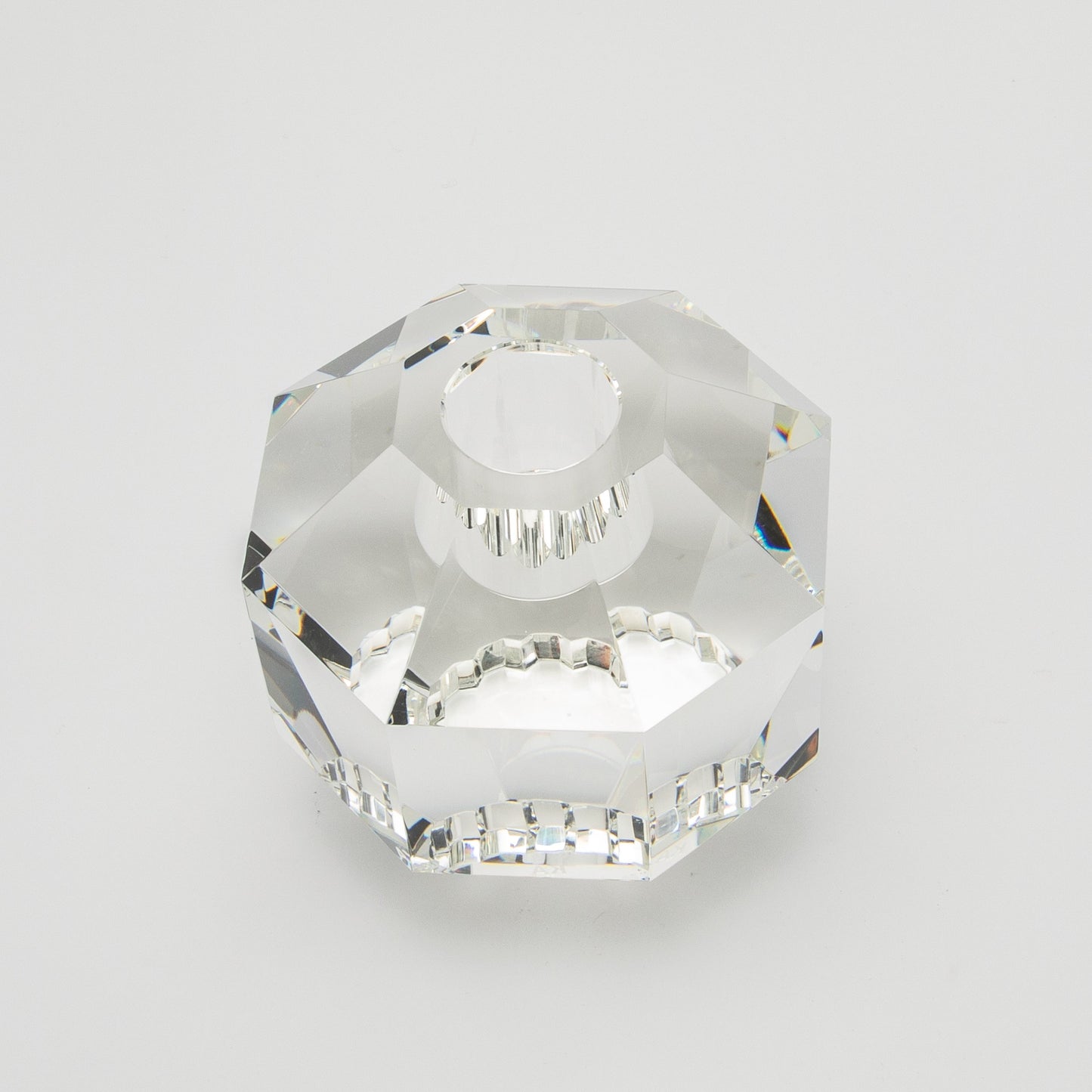 Crystal Diamond Votive by KA Glass
