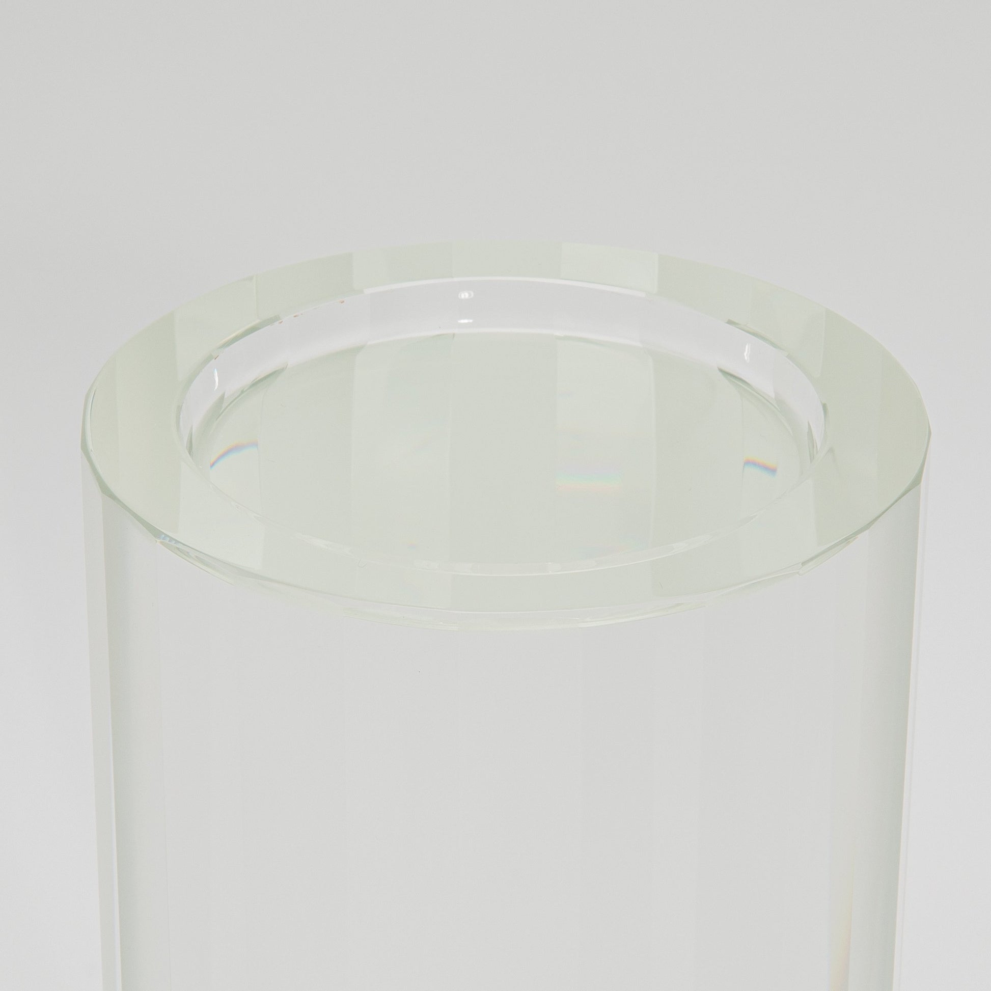 Crystal Stripe Pillar by KA Glass