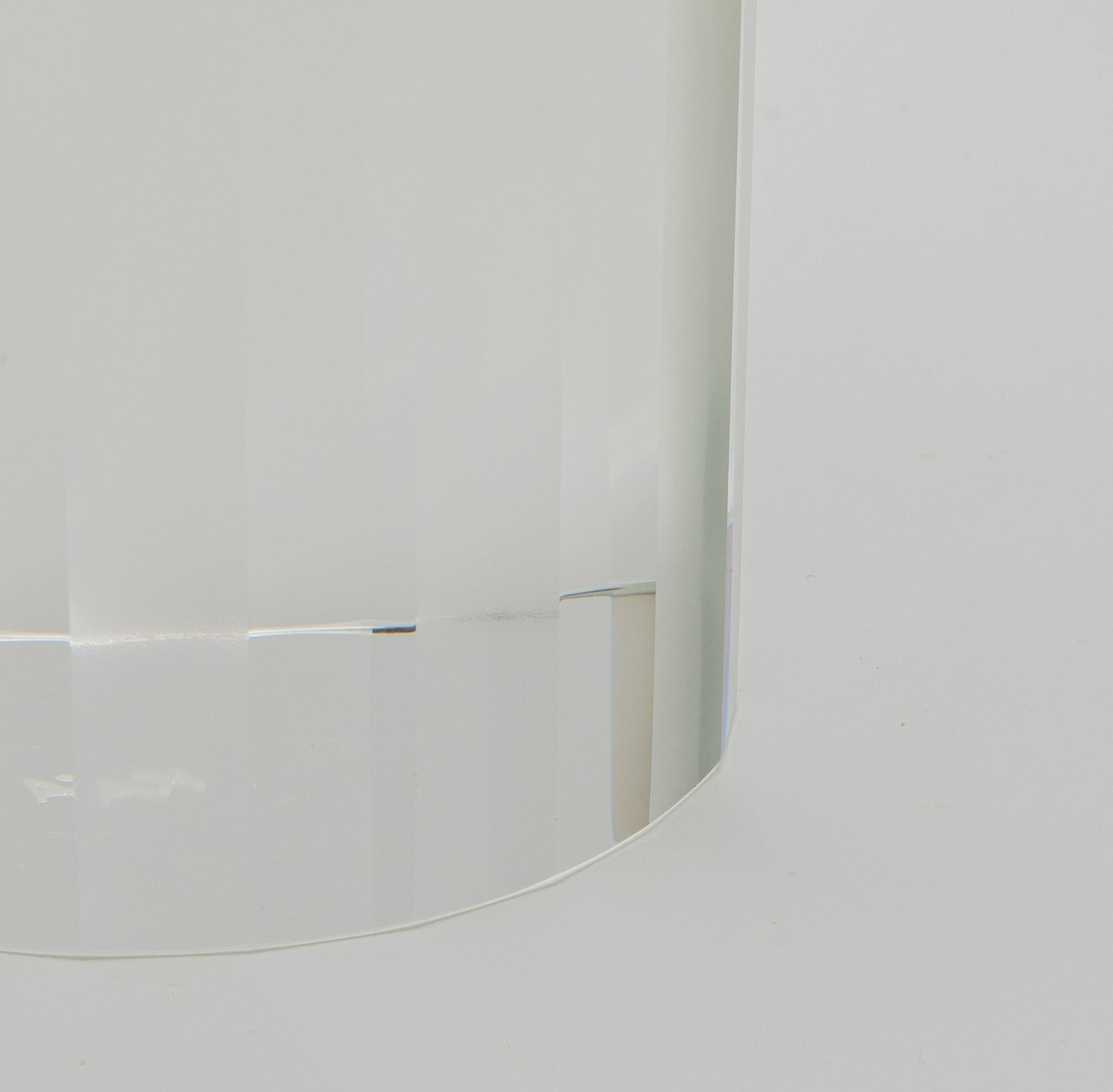 Crystal Stripe Pillar by KA Glass