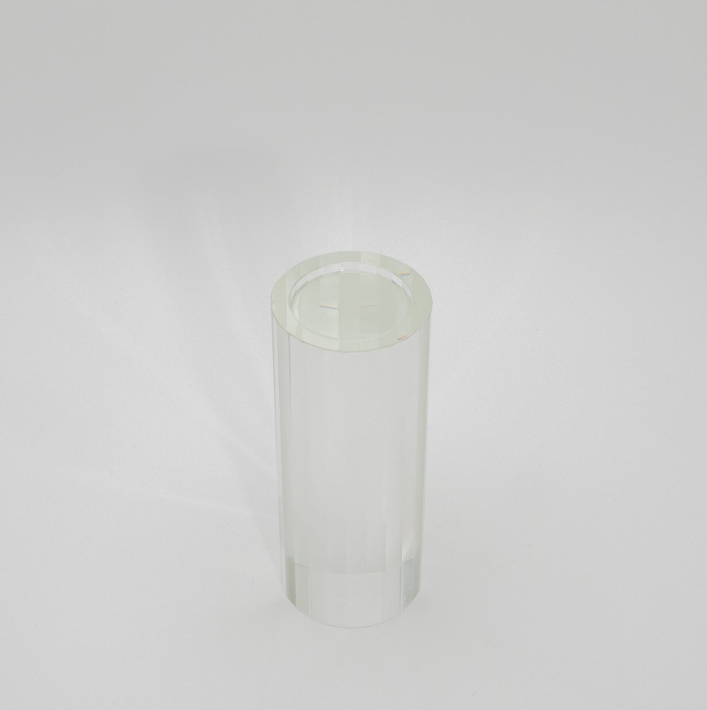 Crystal Stripe Pillar by KA Glass