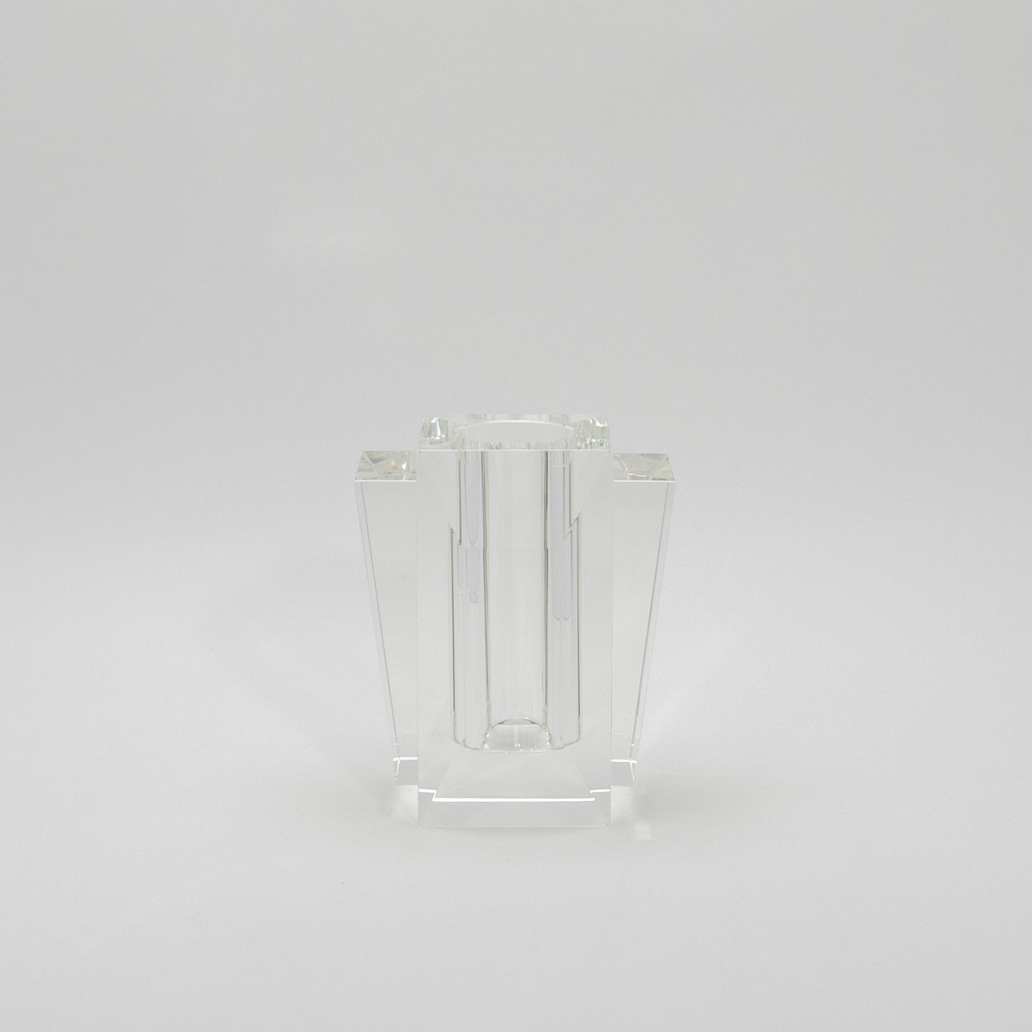 Crystal Fins Vase by KA Glass