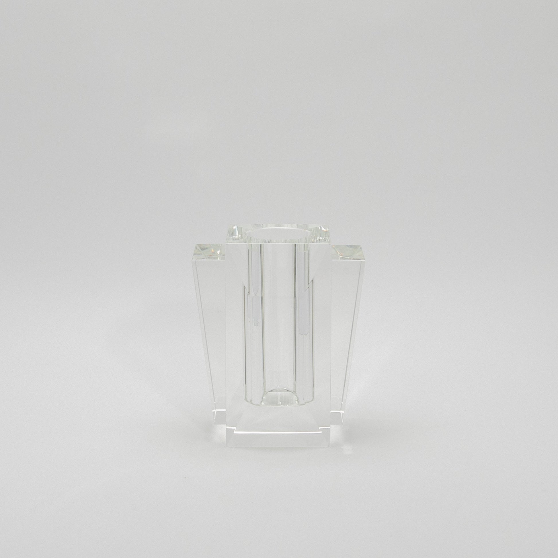 Crystal Fins Vase by KA Glass