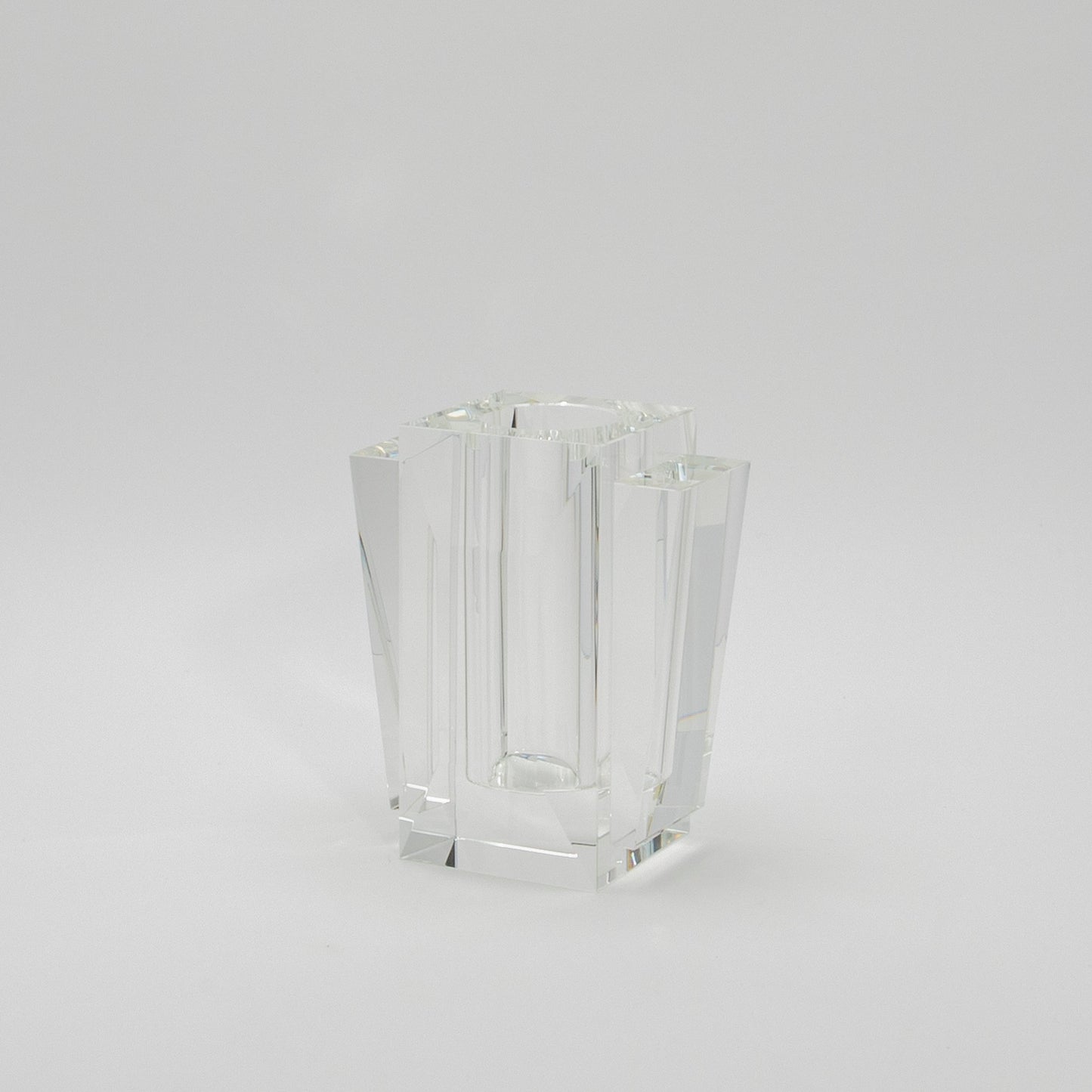 Crystal Fins Vase by KA Glass