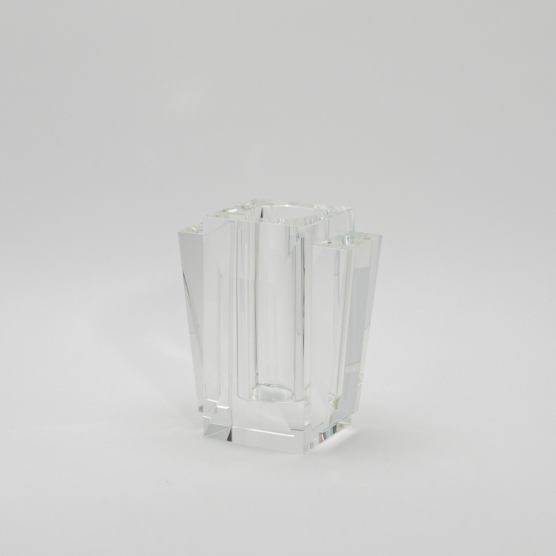 Crystal Fins Vase by KA Glass