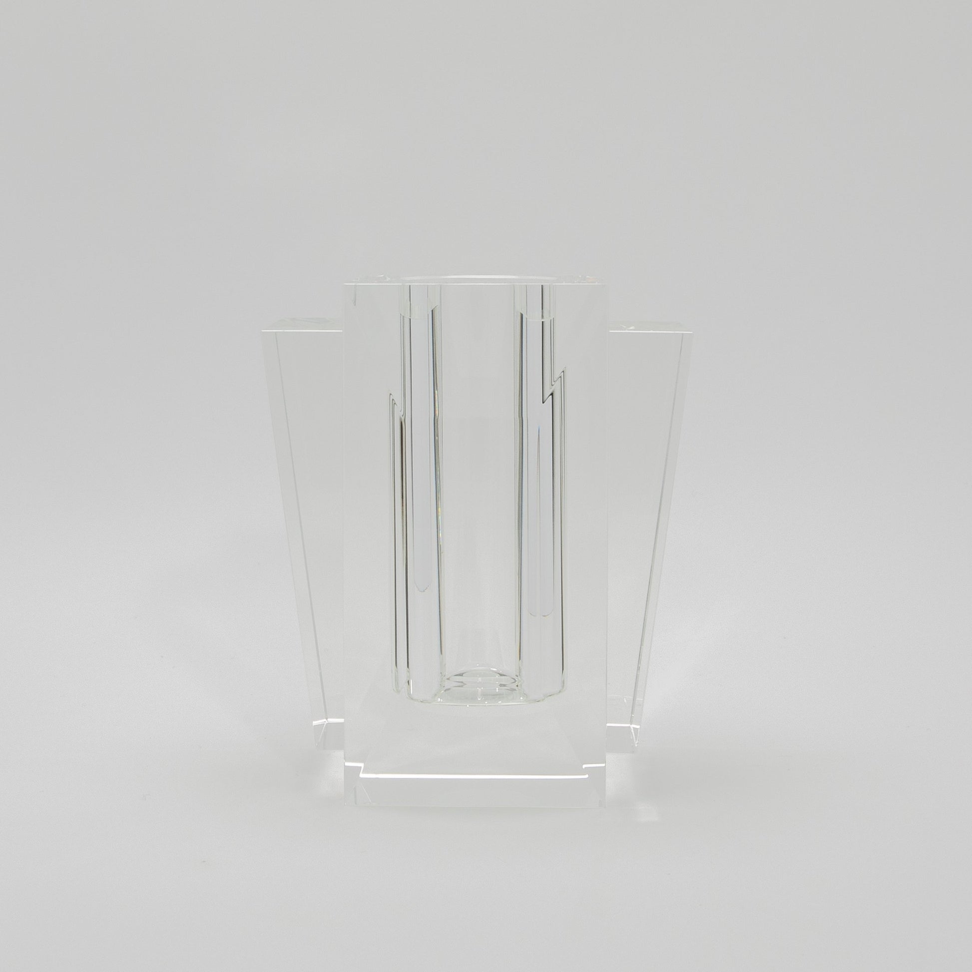 Crystal Fins Vase by KA Glass