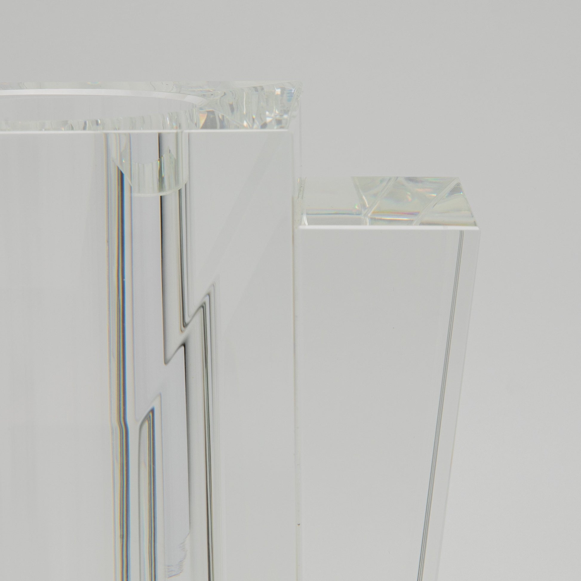 Crystal Fins Vase by KA Glass