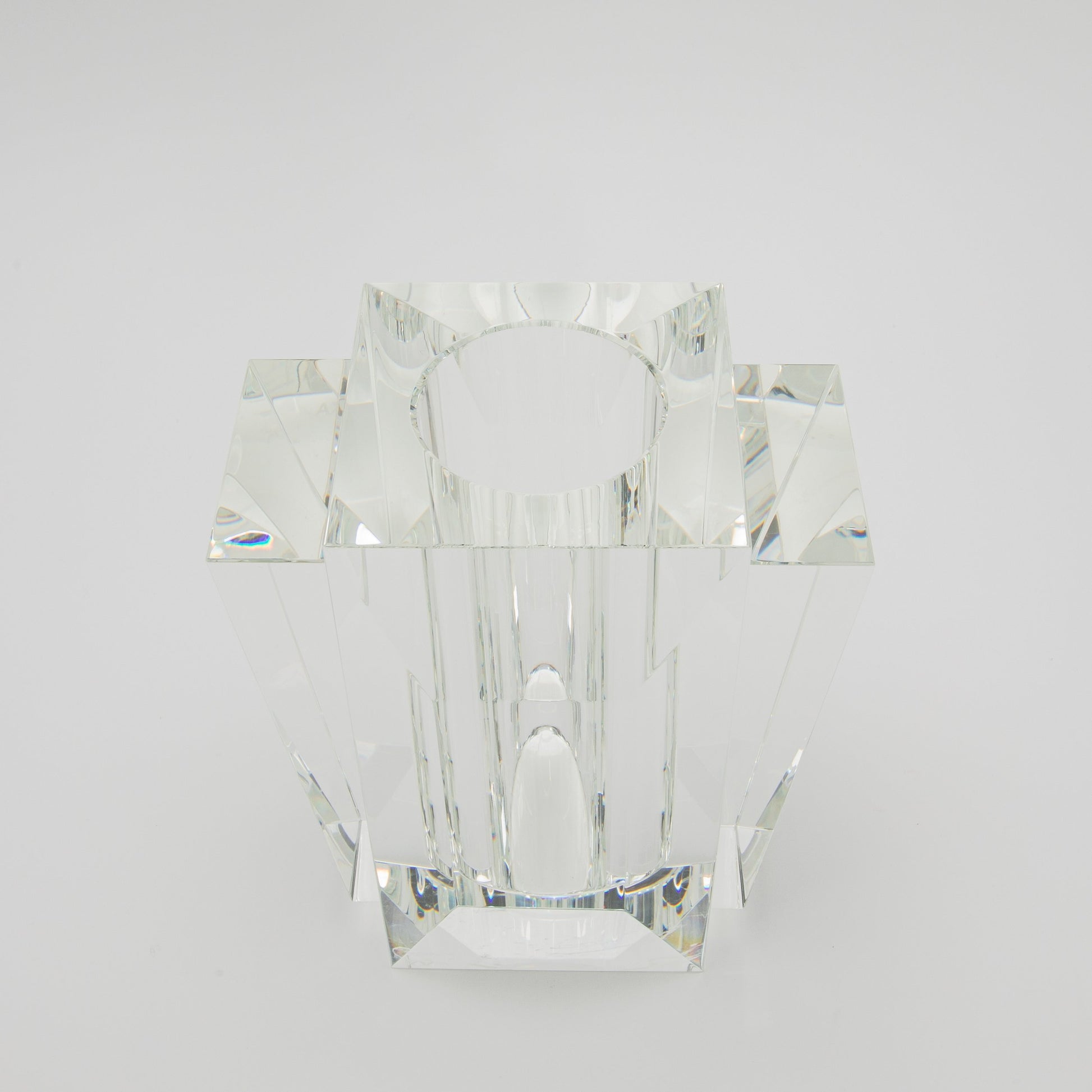 Crystal Fins Vase by KA Glass