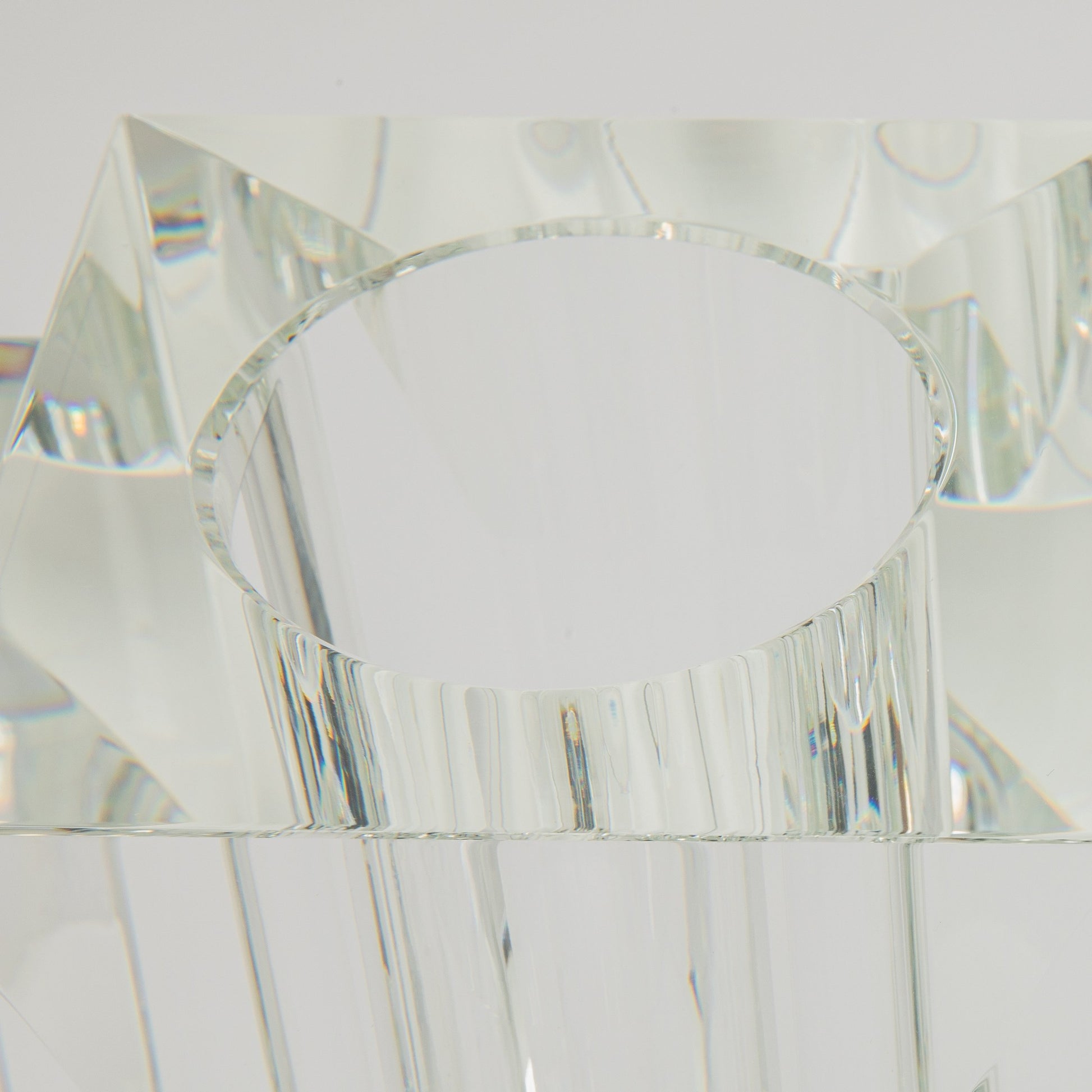 Crystal Fins Vase by KA Glass