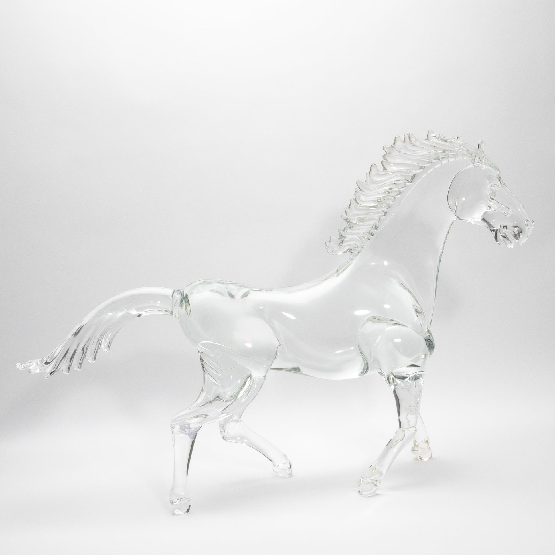 Hand Blown Murano Horse Sculpture