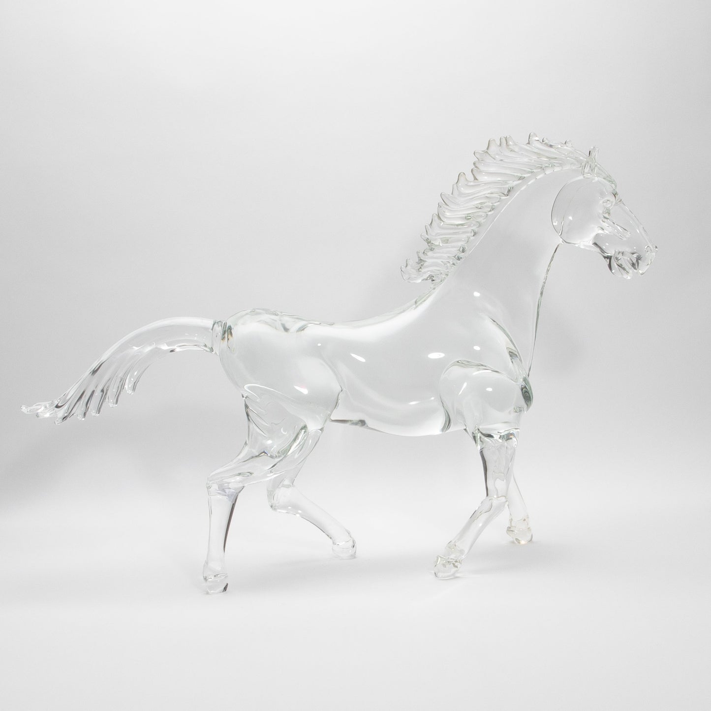 Hand Blown Murano Horse Sculpture