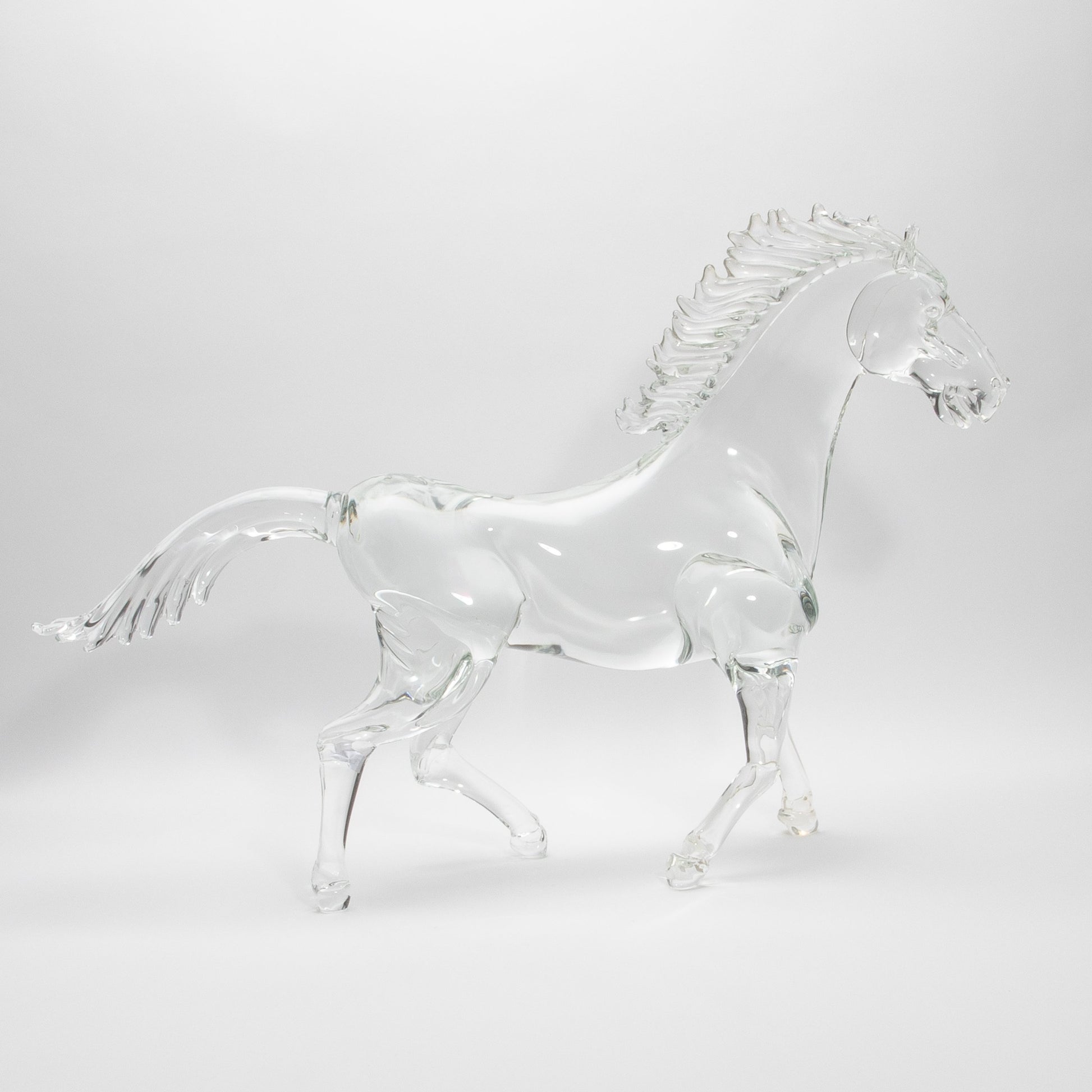 Hand Blown Murano Horse Sculpture