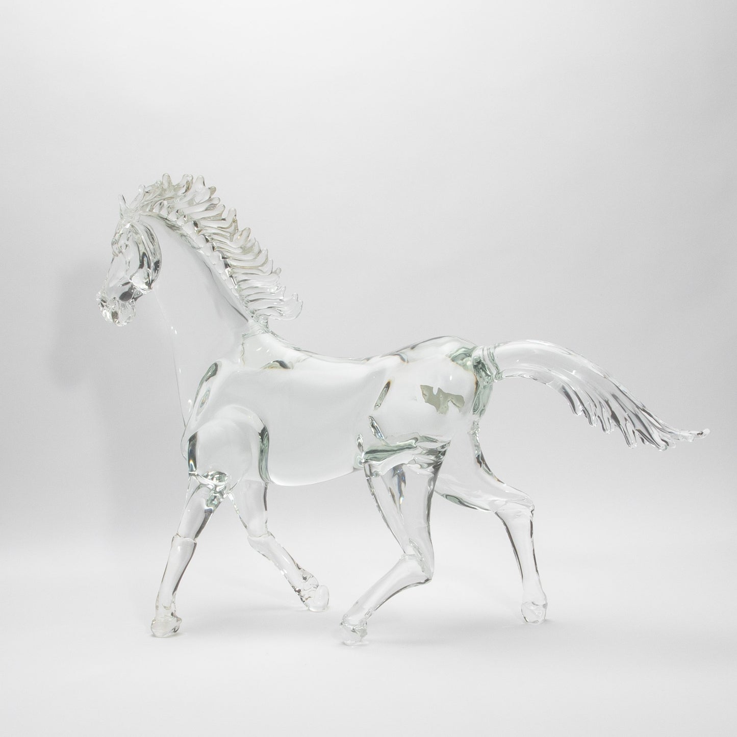Hand Blown Murano Horse Sculpture