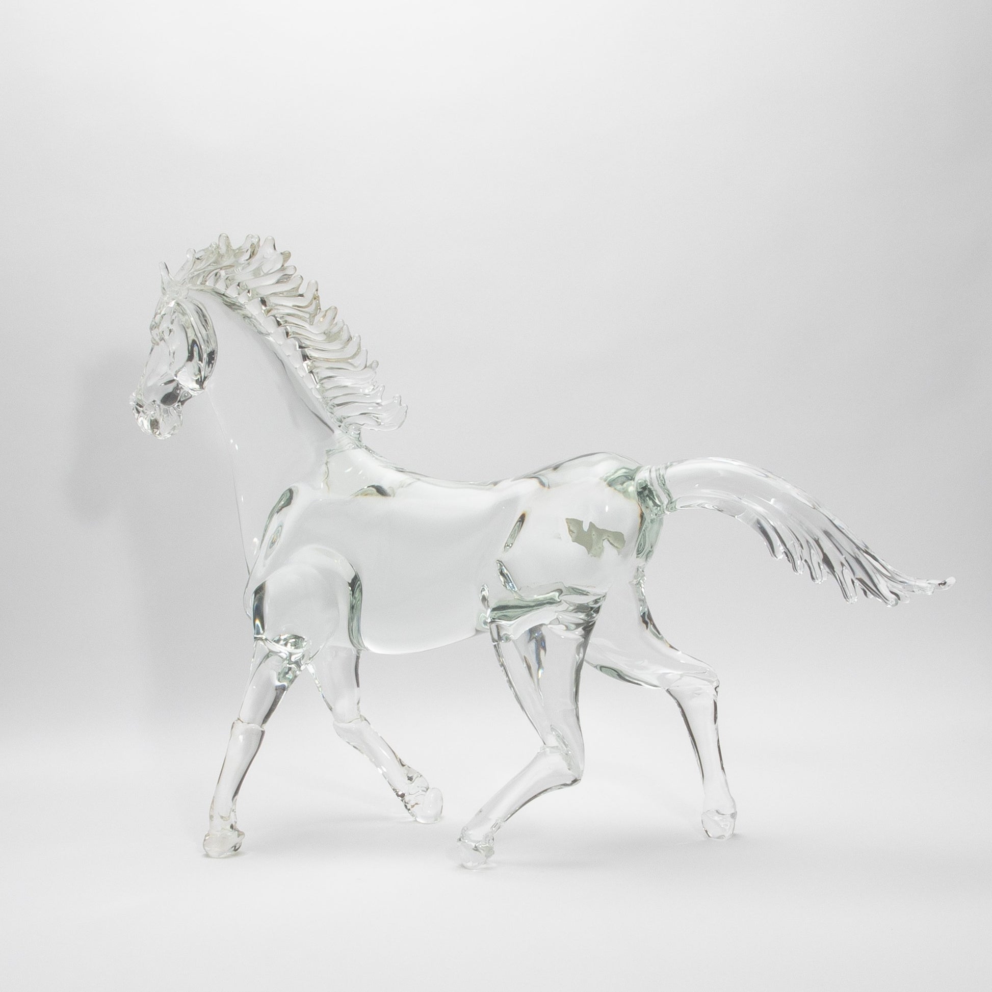Hand Blown Murano Horse Sculpture